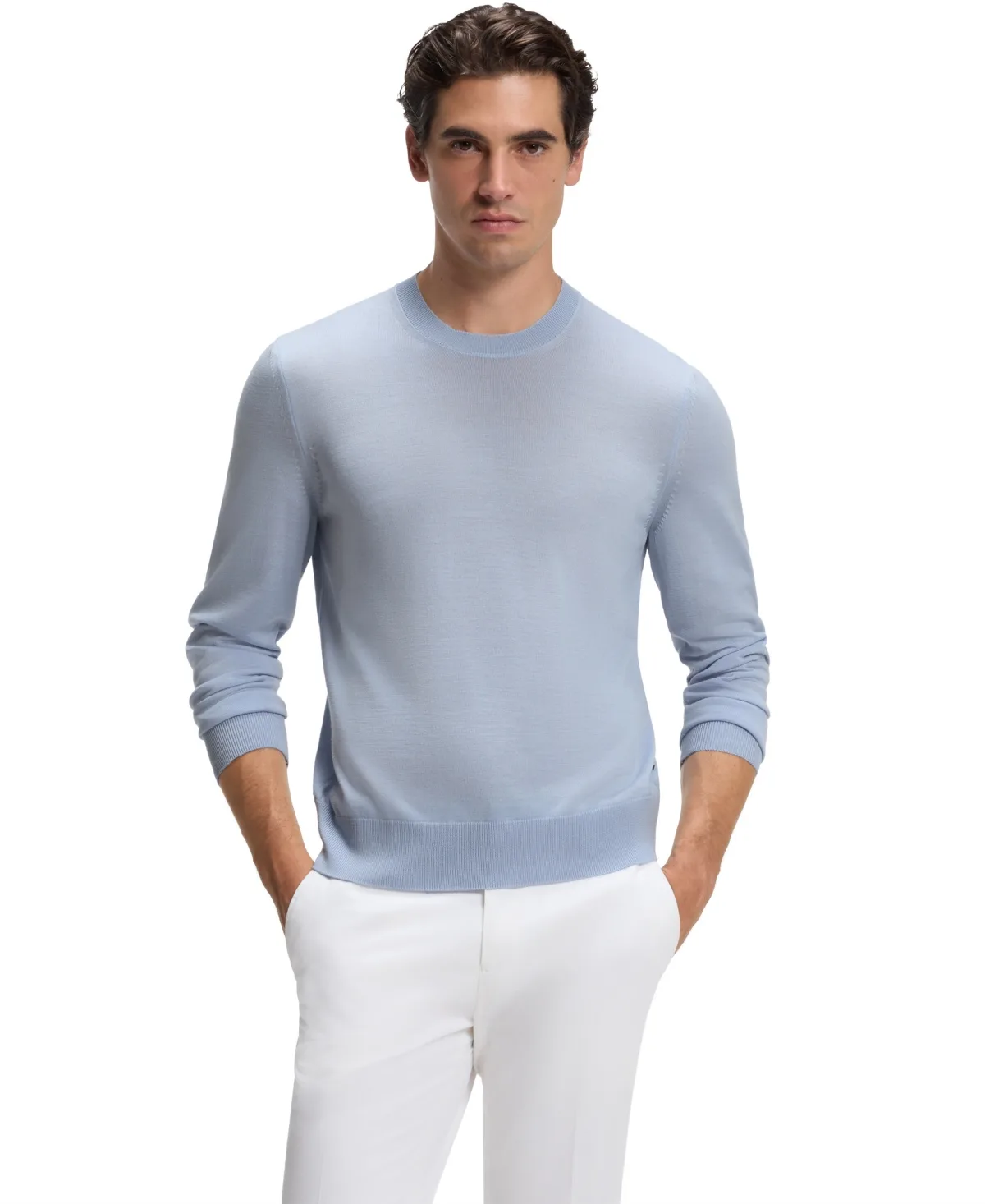 Boss by Hugo Boss Merino-Wool Regular-Fit Sweater by Hugo Boss