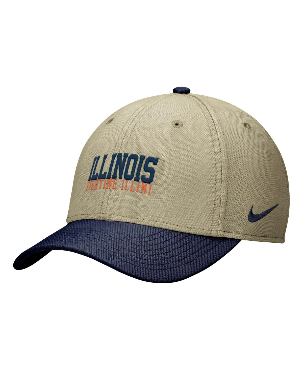 Illinois Fighting Illini Stretch-Fit SwooshFlex Baseball Cap by Nike