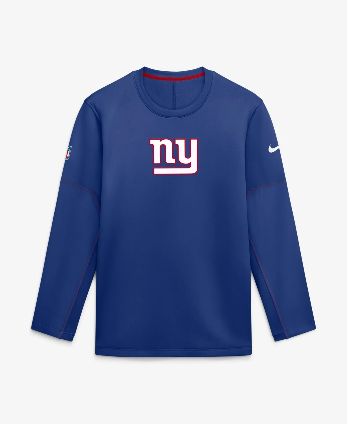 New York Giants Sideline Coaches Crewneck Therma-Fit Sweatshirt by Nike