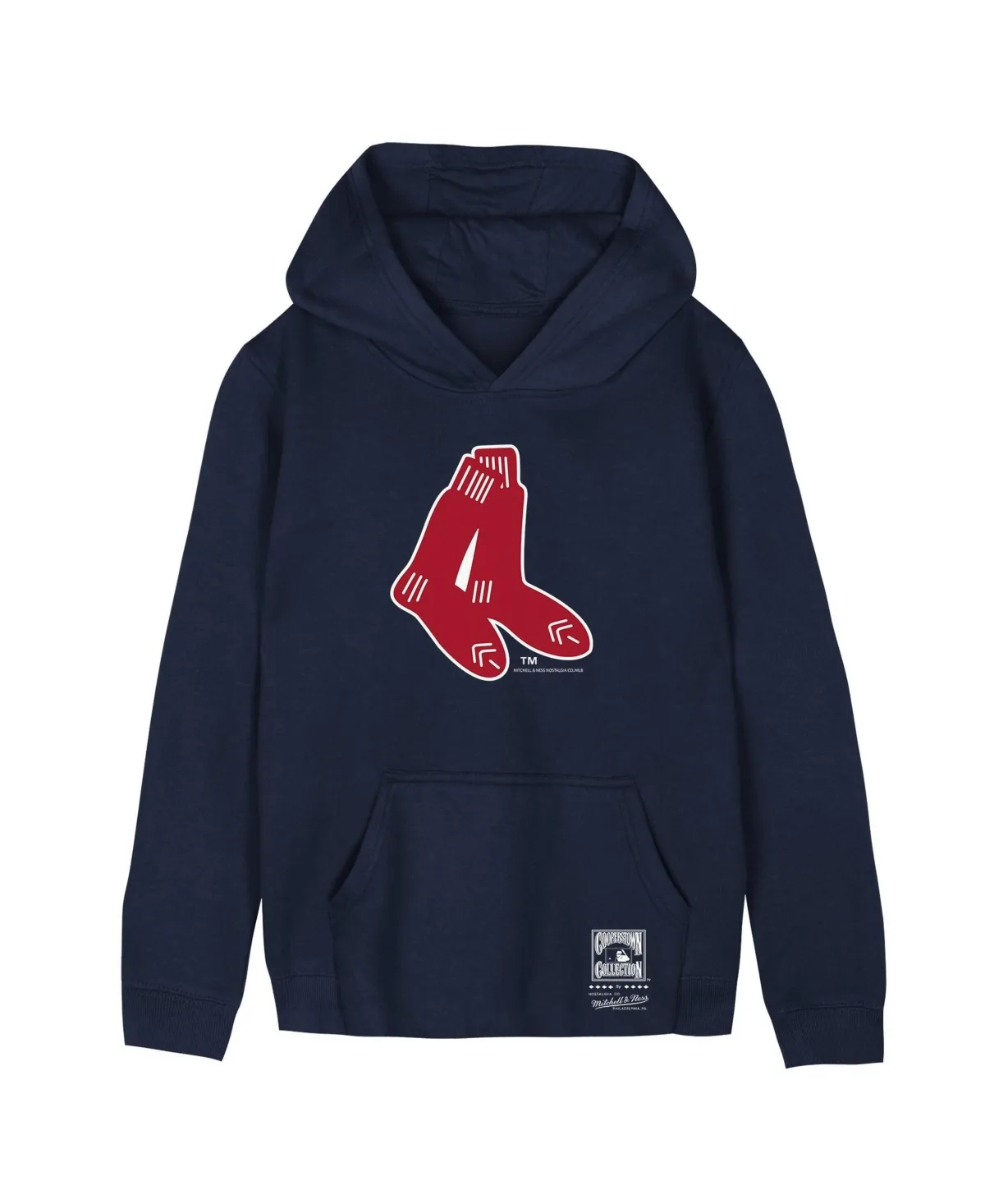 Cooperstown Collection Boston Red Sox Retro Fleece-Lined Hoodie by Mitchell & Ness