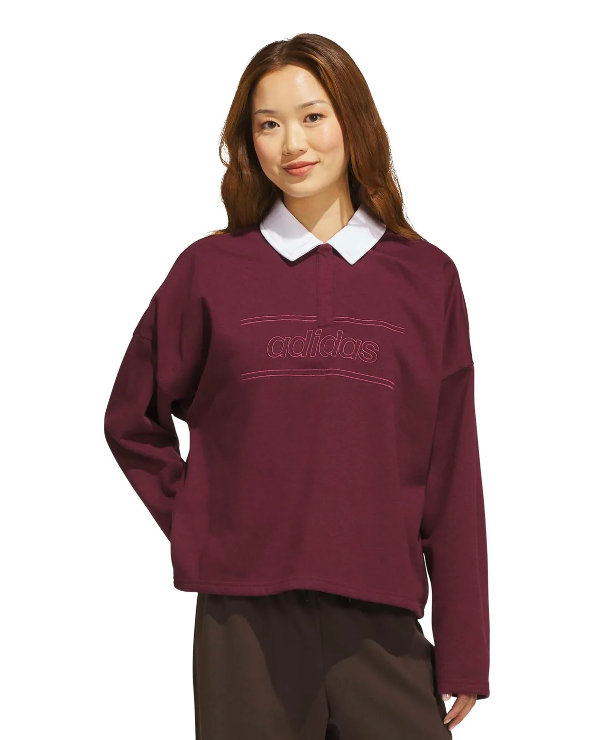 Elevated Everyday V-Neck Graphic Sweatshirt