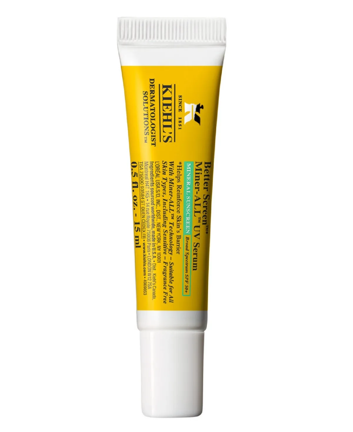 Better Screen Miner UV SPF 50+ Mineral Sunscreen, 0.5 oz by Kiehl's