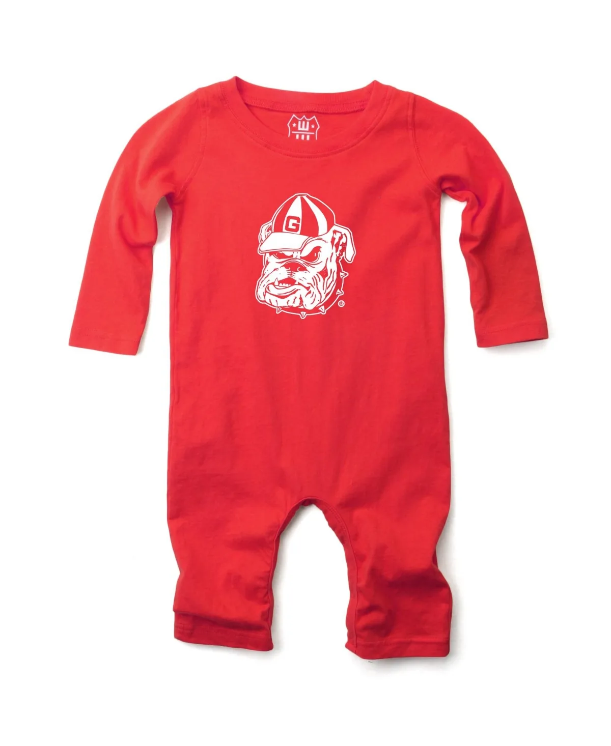 Georgia Bulldogs Long-Sleeve Romper by Wes & Willy