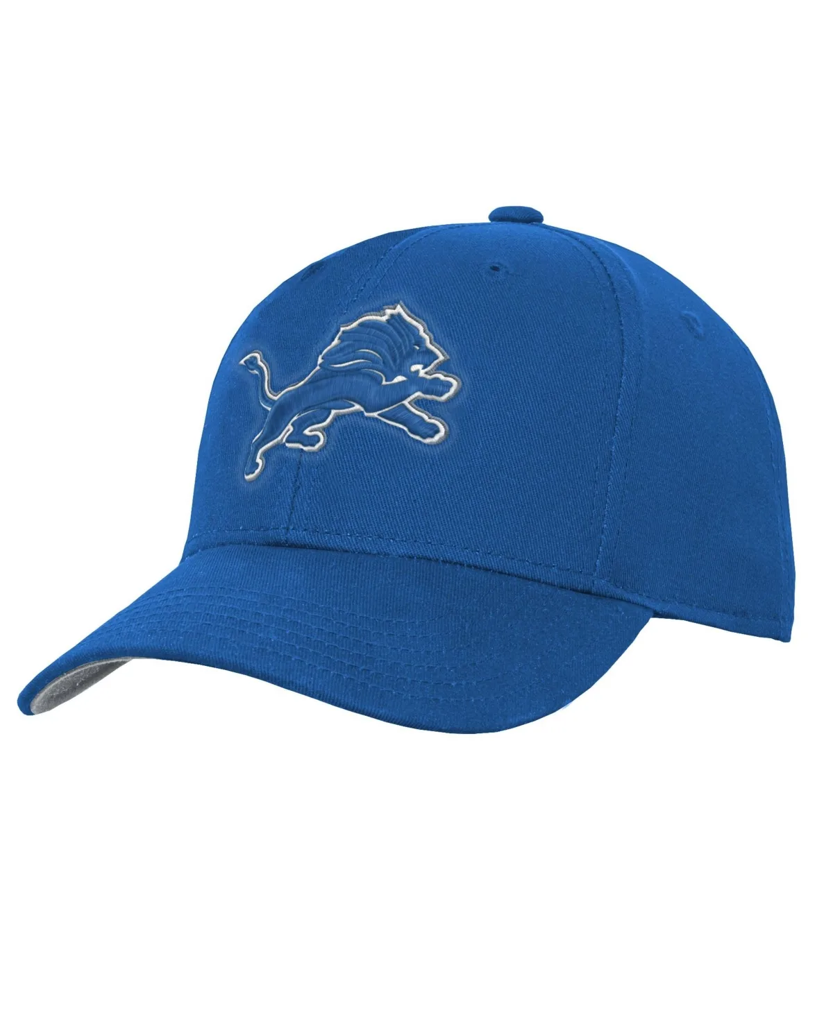 Detroit Lions Pre-Curved Snapback Baseball Cap by Outerstuff