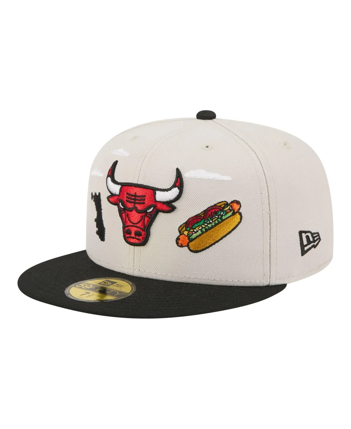 Chicago Bulls 59FIFTY Localized City Icon Fitted Hat by New Era