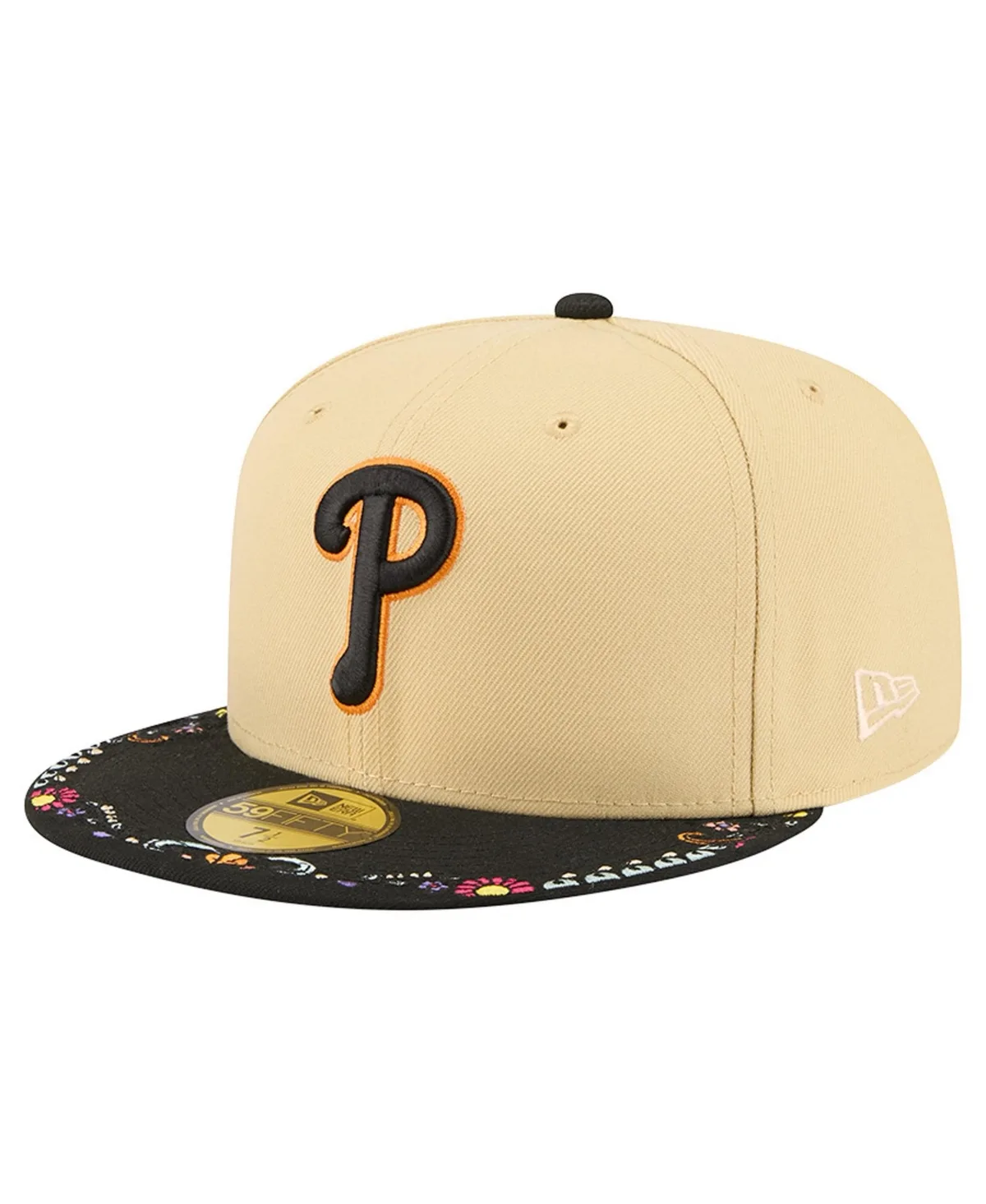 Philadelphia Phillies Two-Tone Embroidered Visor 59FIFTY Fitted Hat