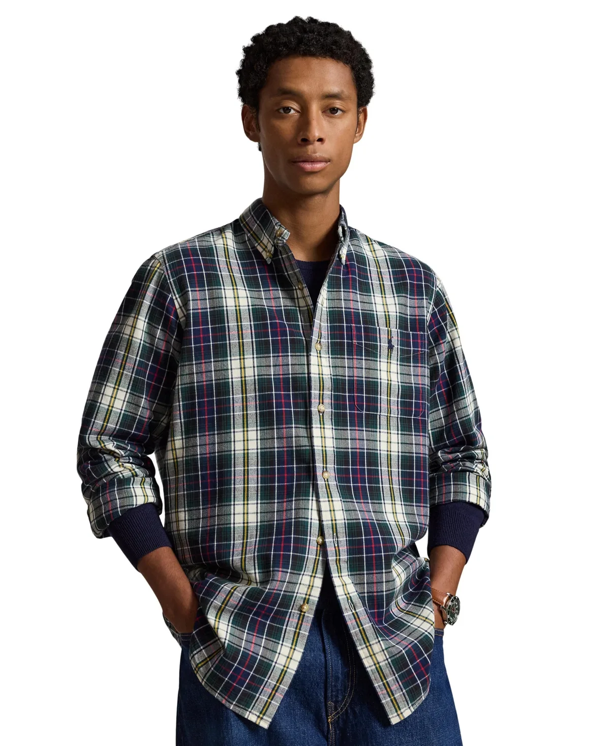 Classic Fit Long Sleeve Oxford Shirt by Polo Ralph Lauren
