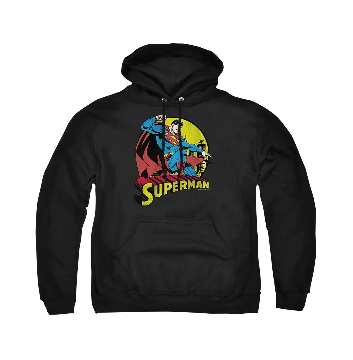 Superman Dc Graphic Kangaroo-Pocket Hoodie by Superman