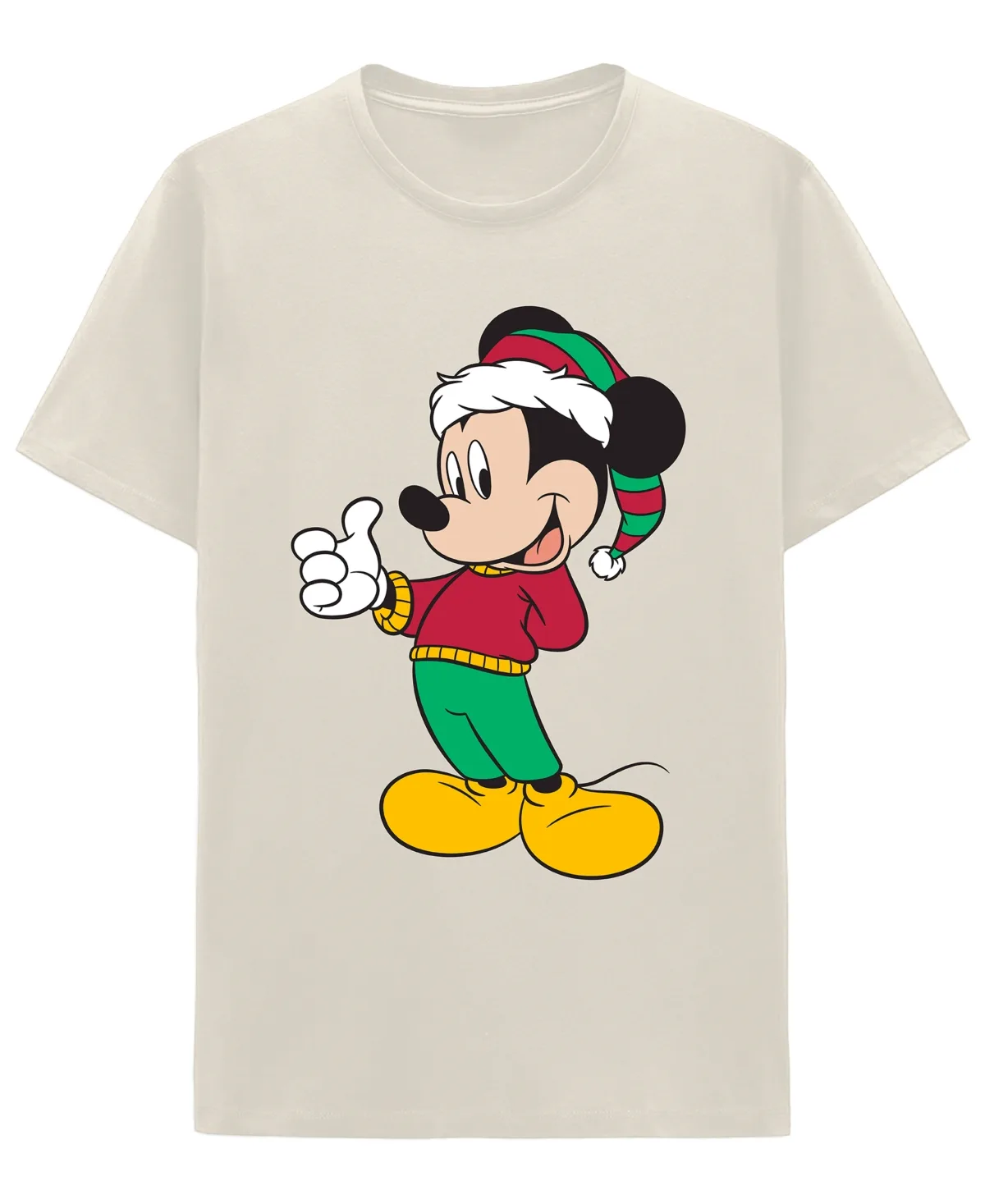 Christmas Mickey Classic-Fit T-Shirt by Hybrid Apparel