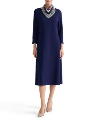 Serenity Printed Midi Dress by Jones New York