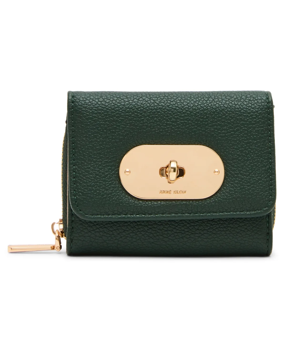 Compact Turn-Lock Trifold Wallet by Anne Klein