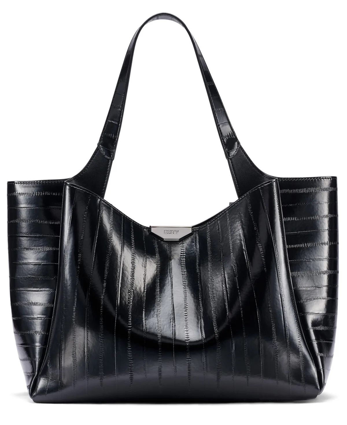 Willa Extra-Large Faux Leather Laptop-Compatible Tote by DKNY