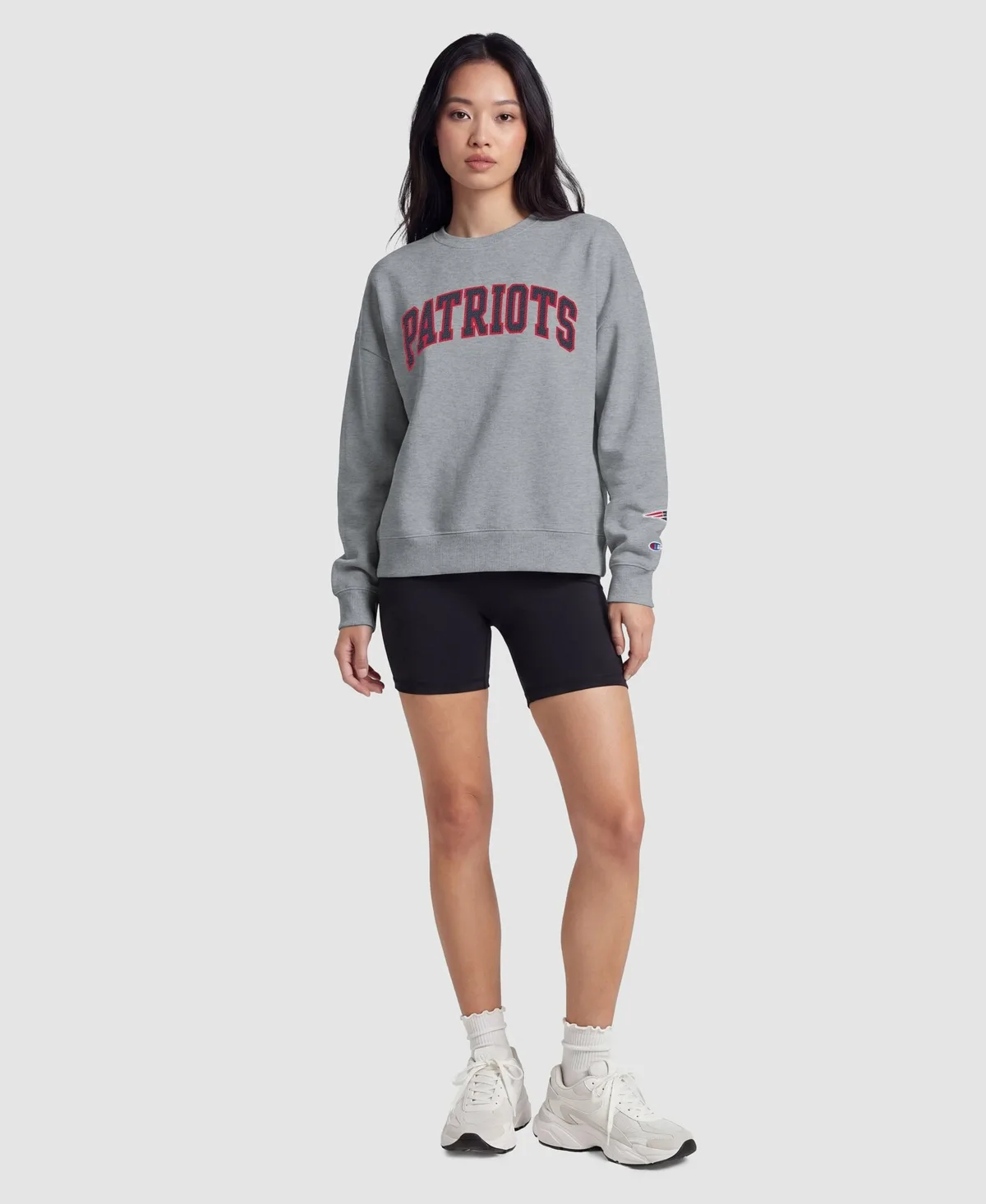 New England Patriots Contrast Lined Sweatshirt by Champion