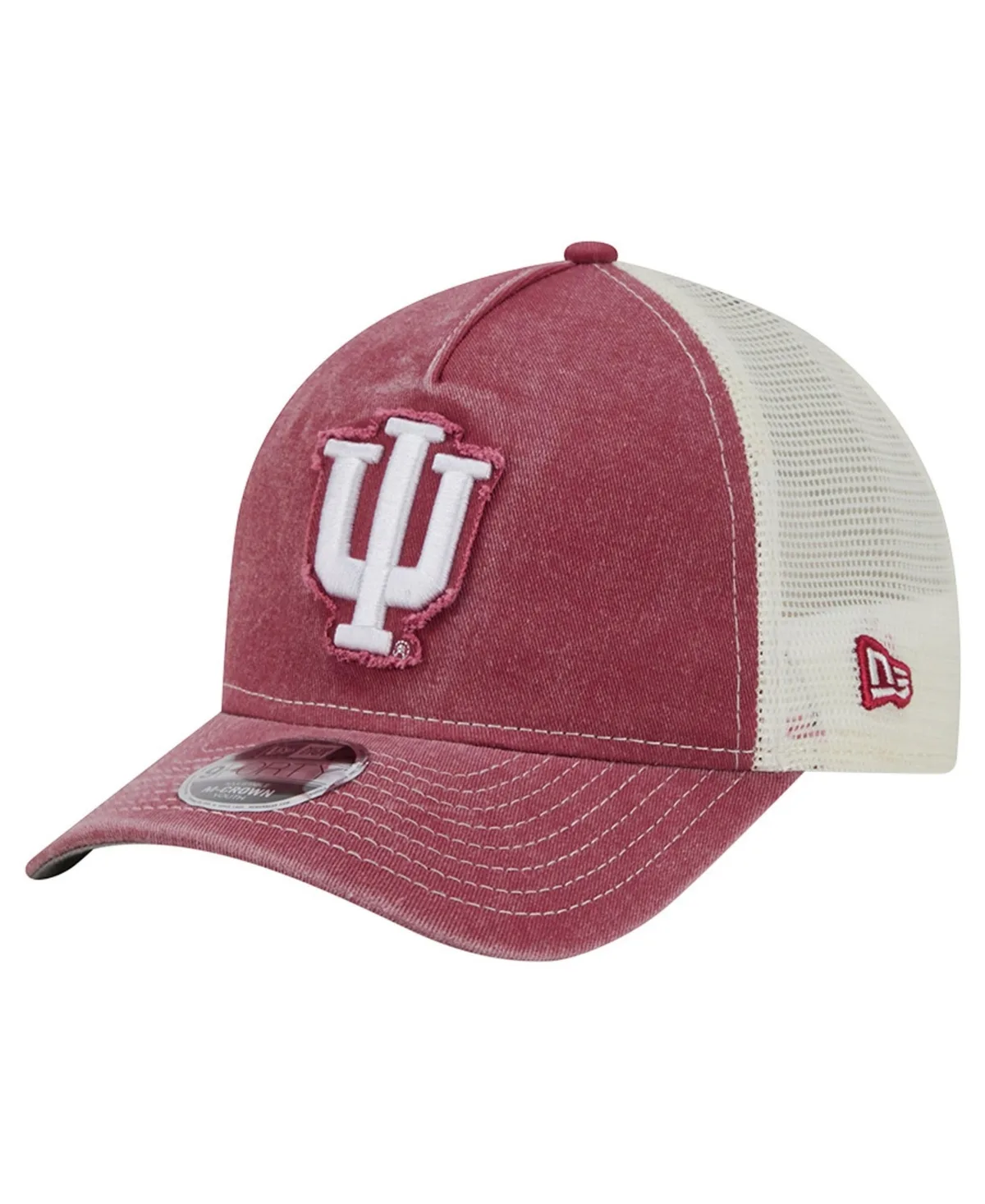 Indiana Hoosiers 9FORTY A-Frame Adjustable Mesh Trucker Hat by New Era