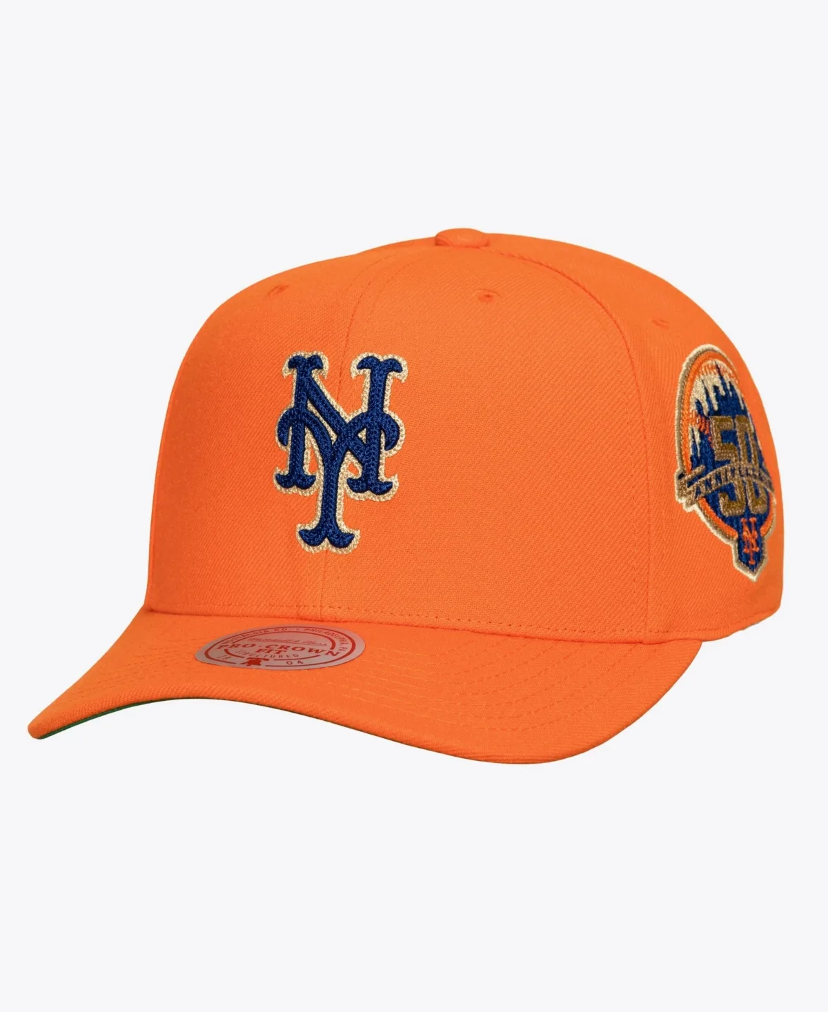 New York Mets 50th Anniversary Patch Secondary Pro Snapback Hat