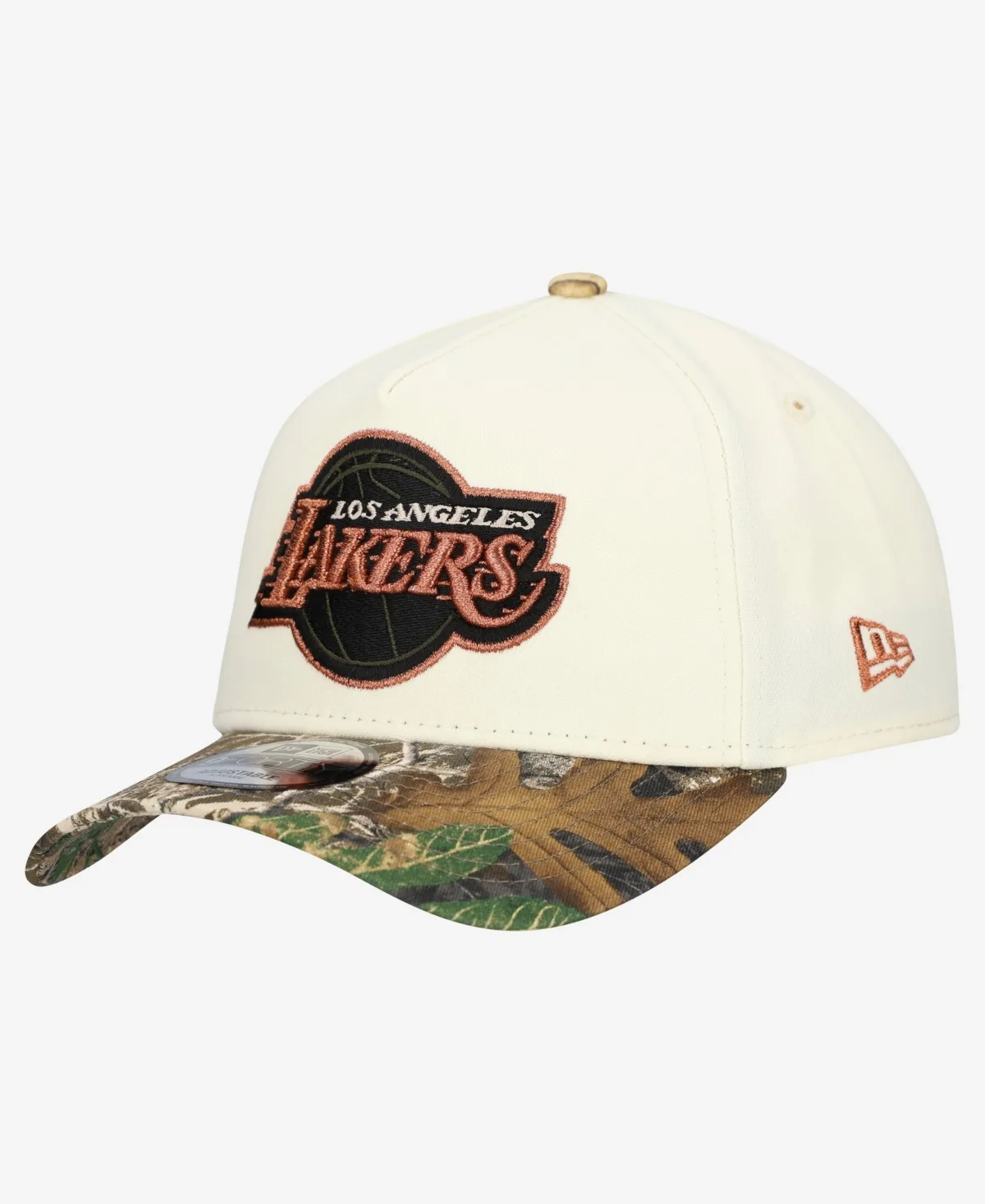 Los Angeles Lakers Realtree Adjustable 9FORTY A-Frame Baseball Cap by New Era