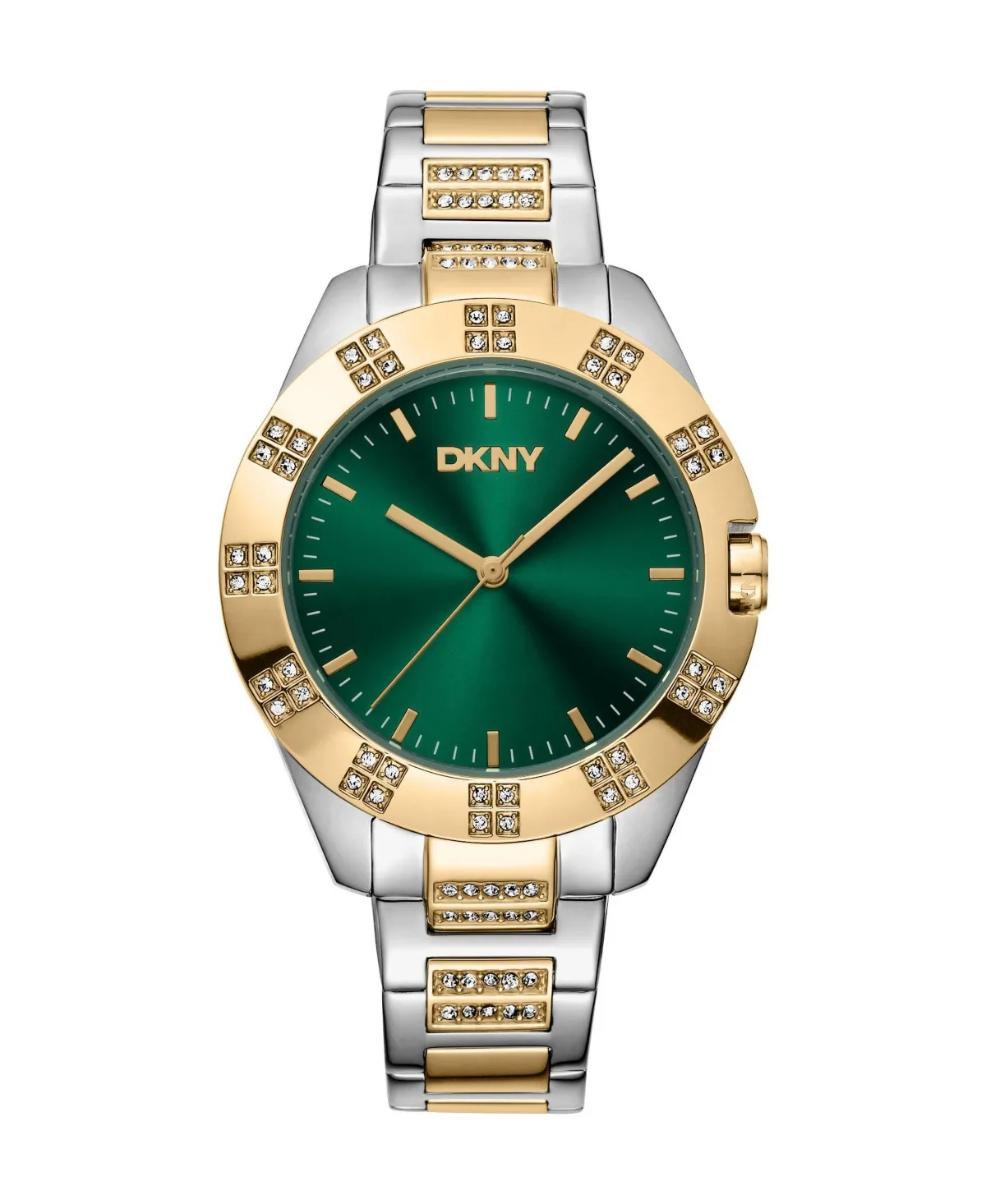 Quartz Park Ave Glitz Two-Tone Stainless Steel Bracelet Watch, 36 mm by DKNY