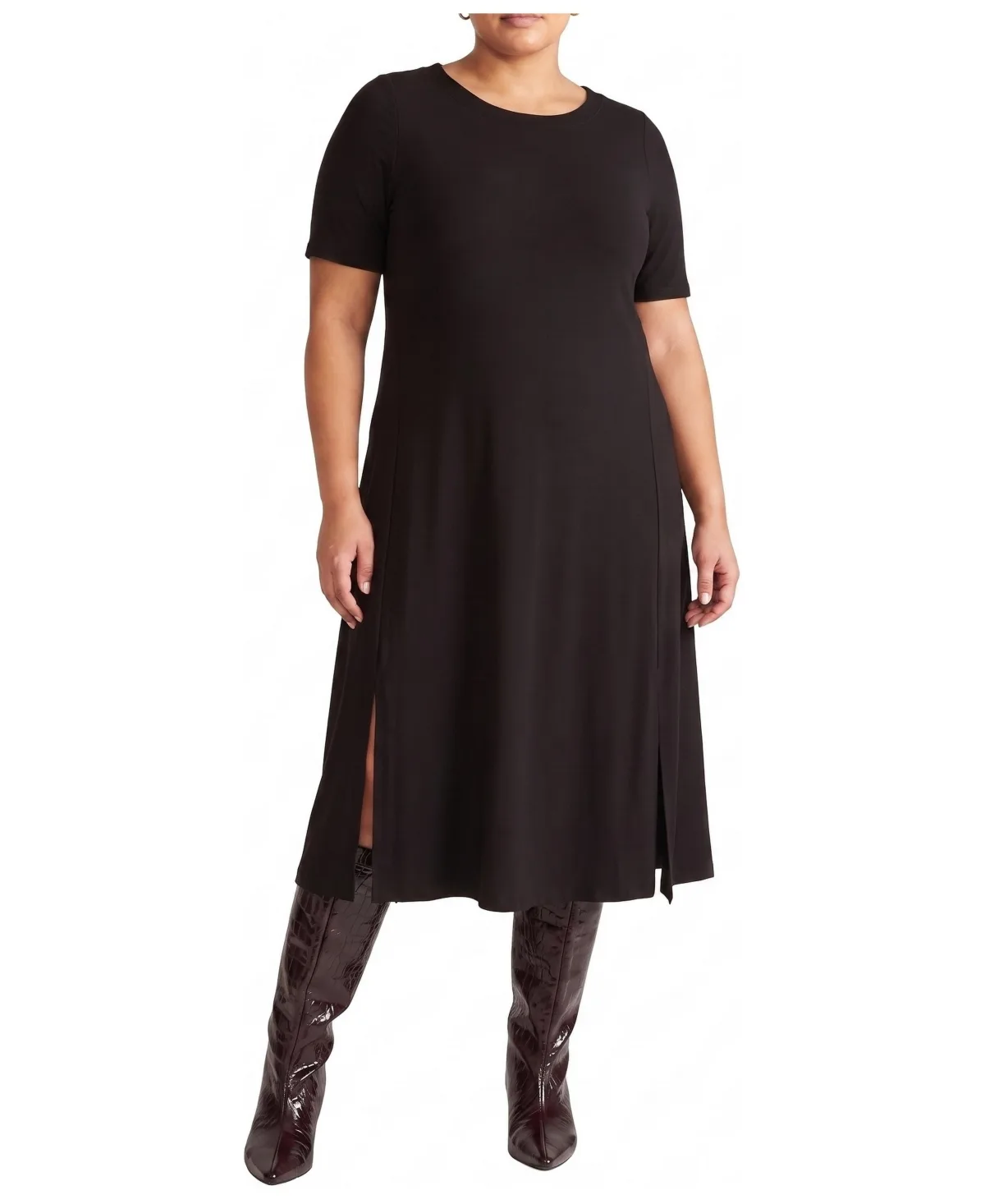 Serena Boatneck Divine Jersey Dress