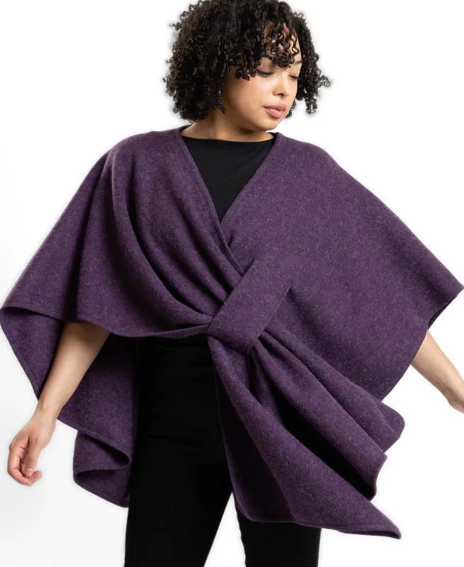 Gloria Oversized V-Neck 3/4-Sleeve Poncho