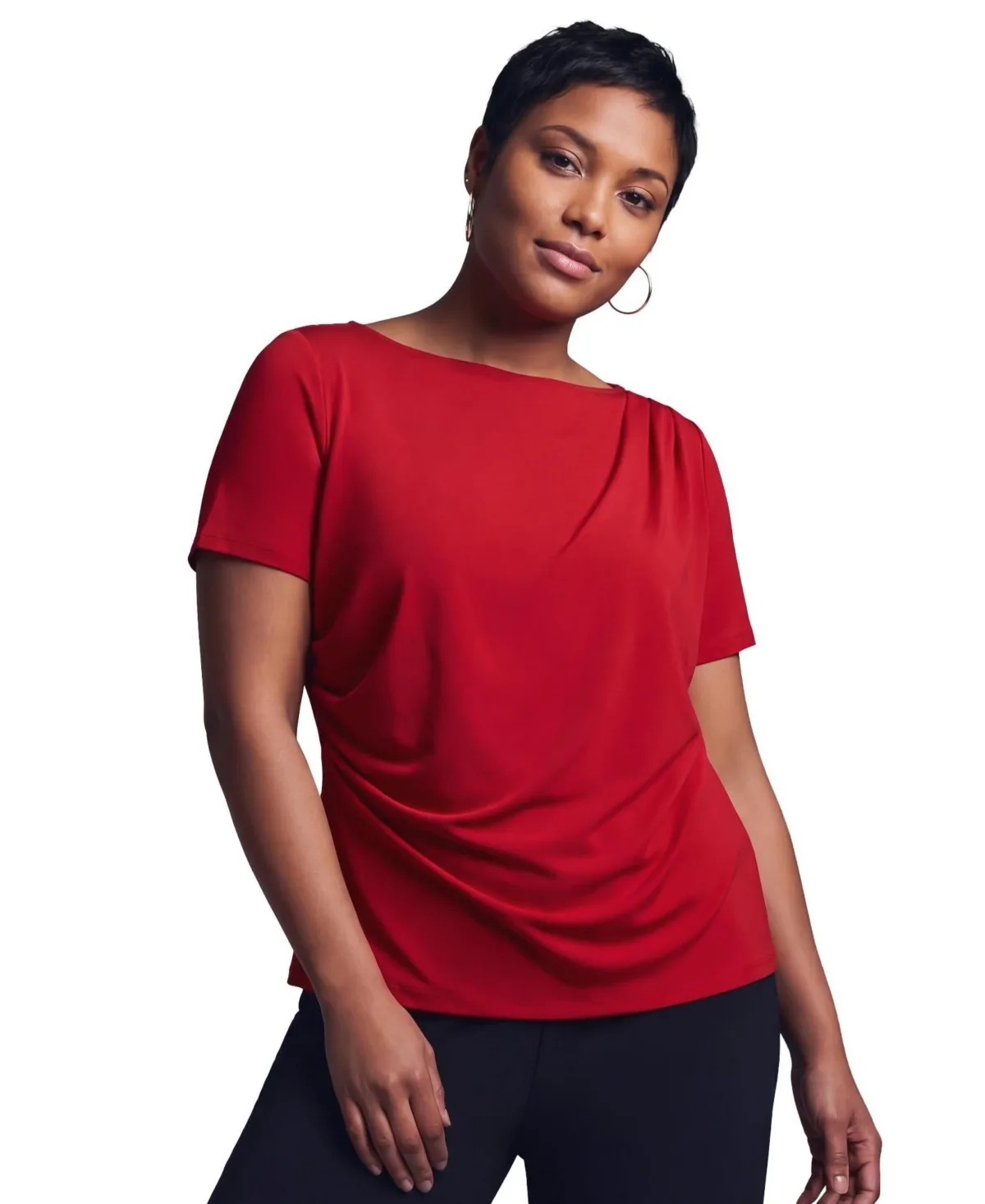 Audrey Draped Top by Avenue