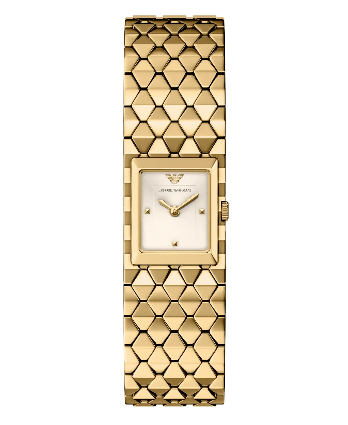 Emporio Armani Two-Hand Dress Gold-Tone Stainless Steel Watch 21mm by Armani