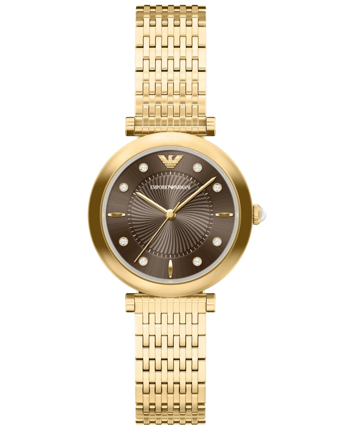 Emporio Armani Three-Hand Quartz Archelia Gold-Tone Stainless Steel Watch 32mm by Armani