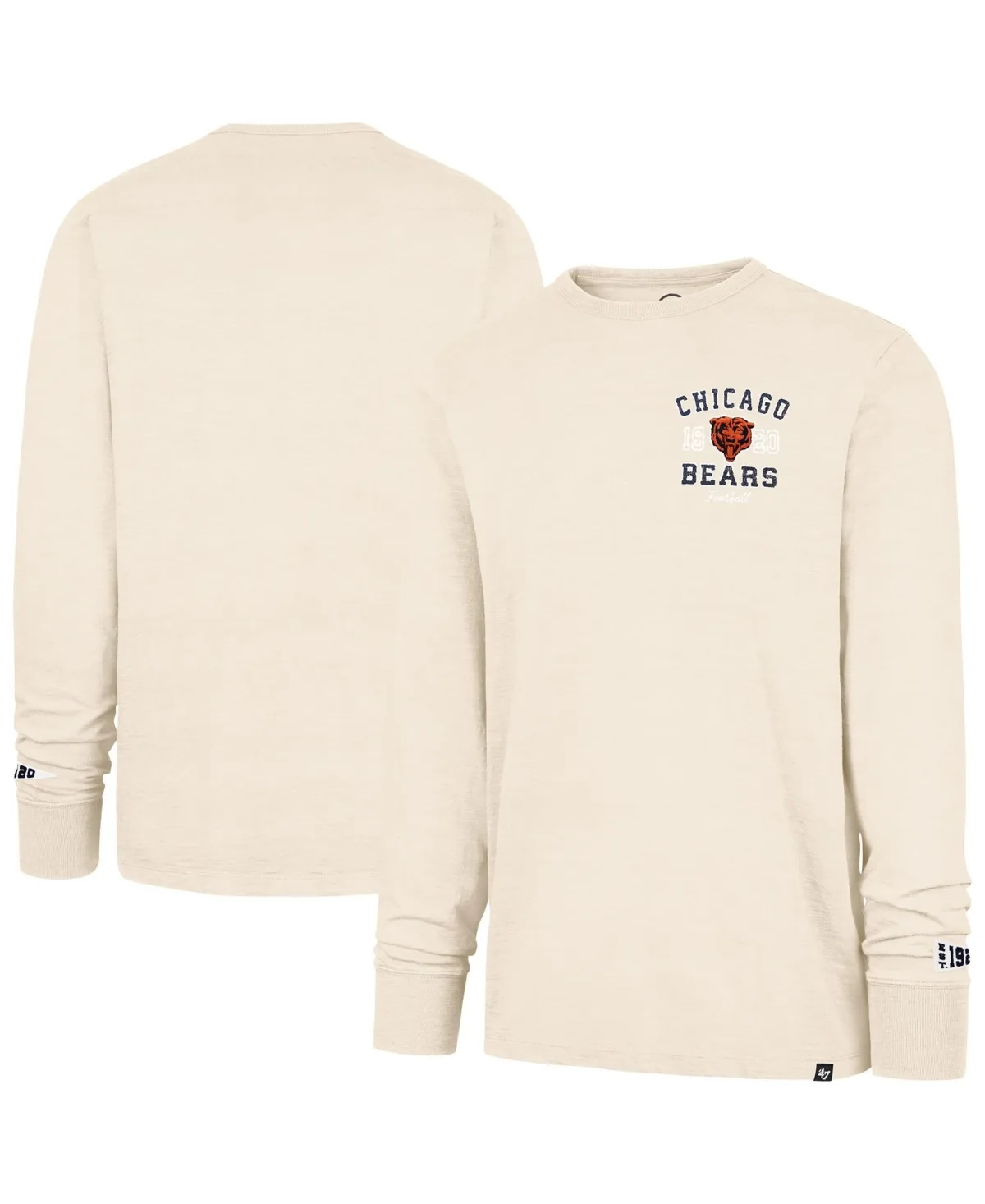 Chicago Bears Heavy Slub Long-Sleeve T-Shirt by 47 Brand