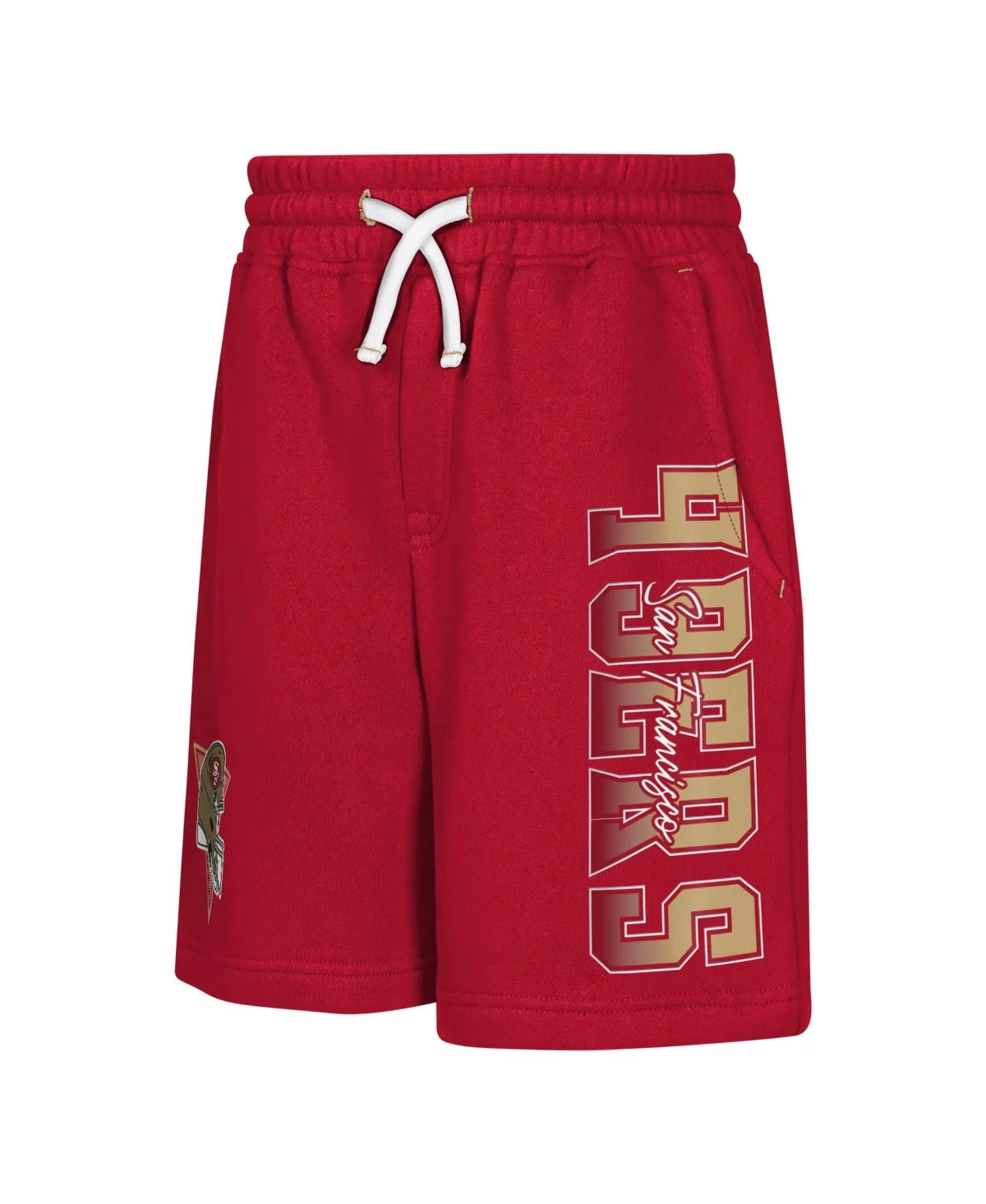 San Francisco 49ers Audible Fleece Shorts by Outerstuff