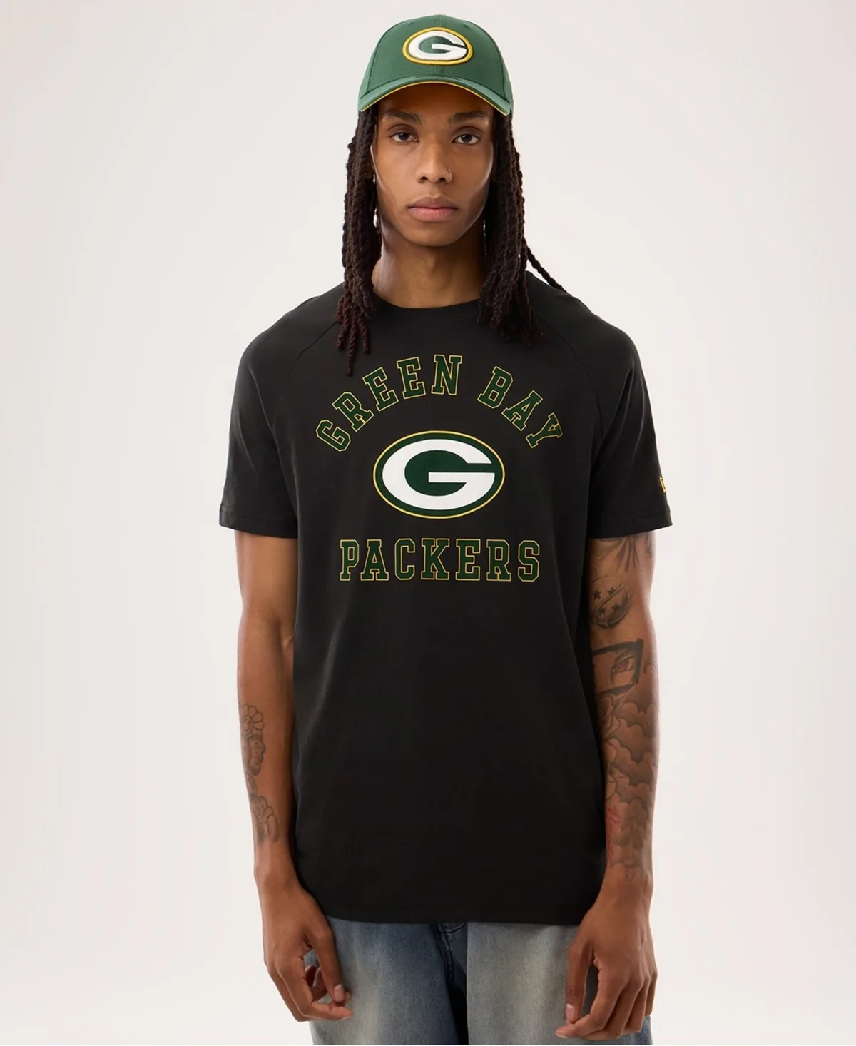 Green Bay Packers Functional Fandom Screen-Print Classic-Fit T-Shirt by New Era