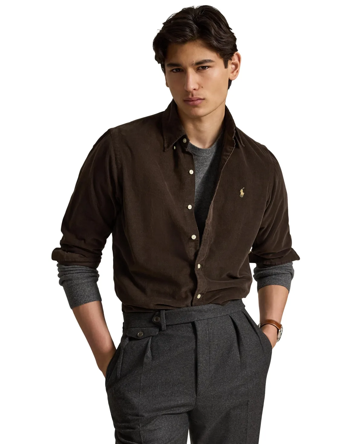 Classic-Fit Corduroy Shirt