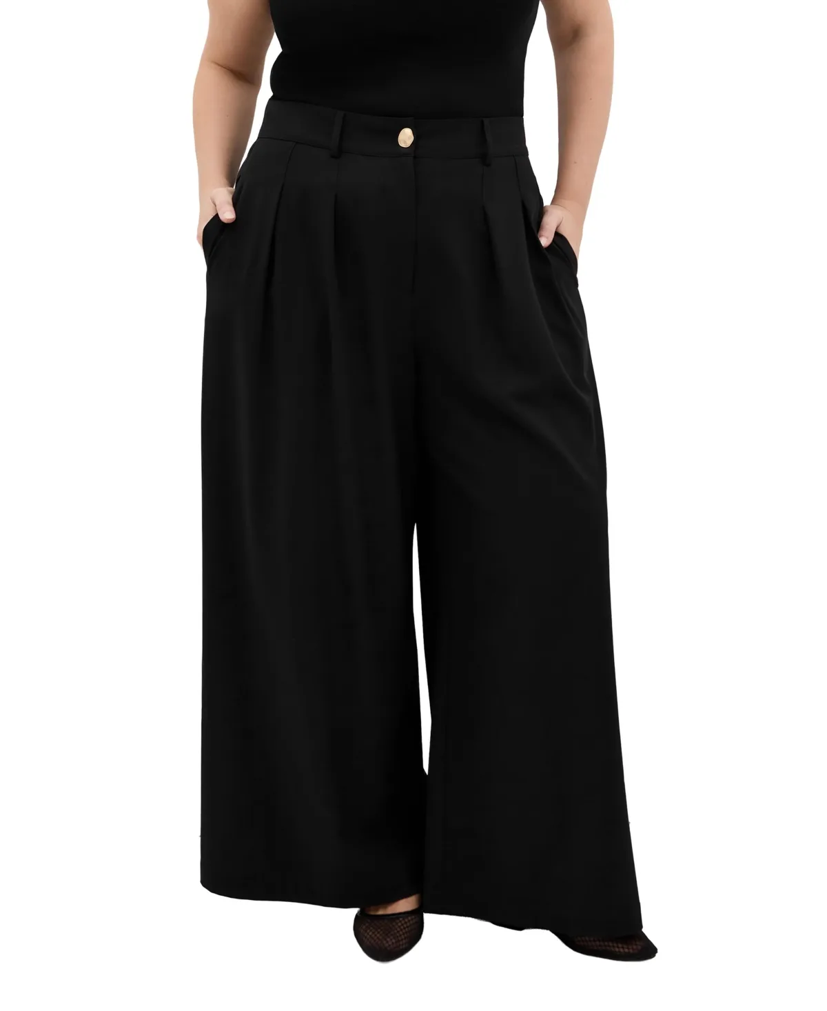 Abbigail Wide Leg Pant by City Chic