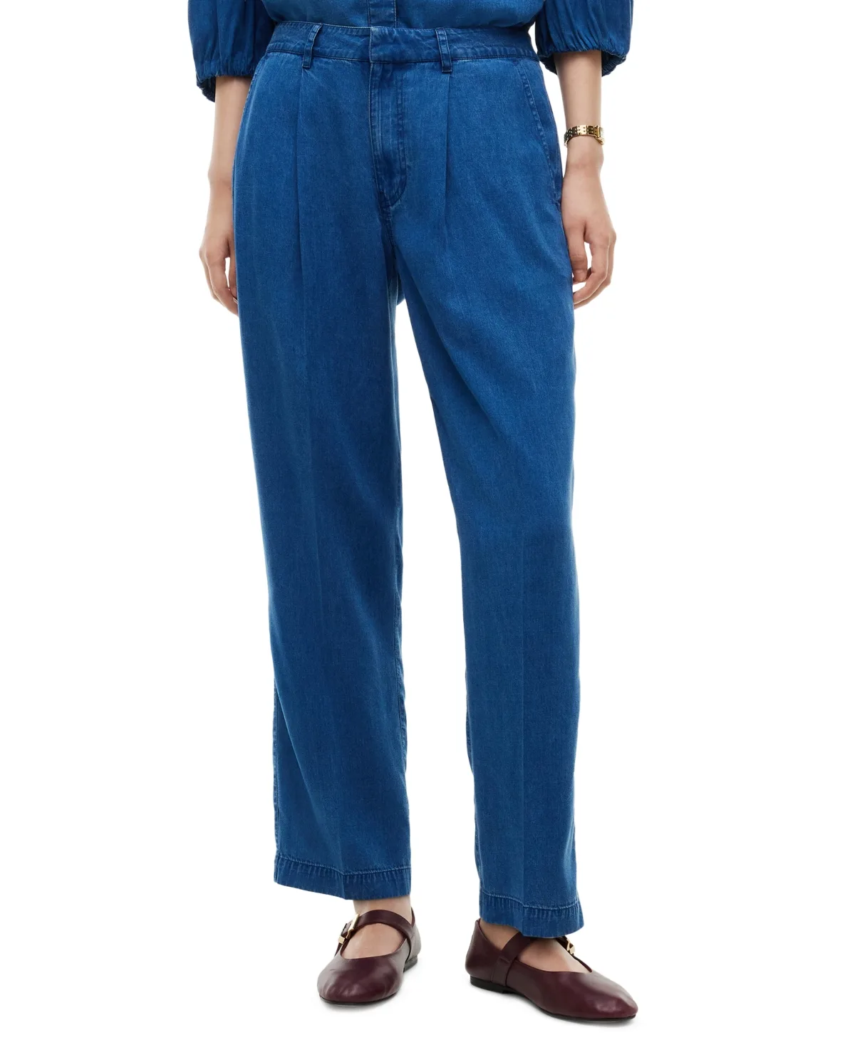 Chambray Tapered Pants by Tommy Hilfiger