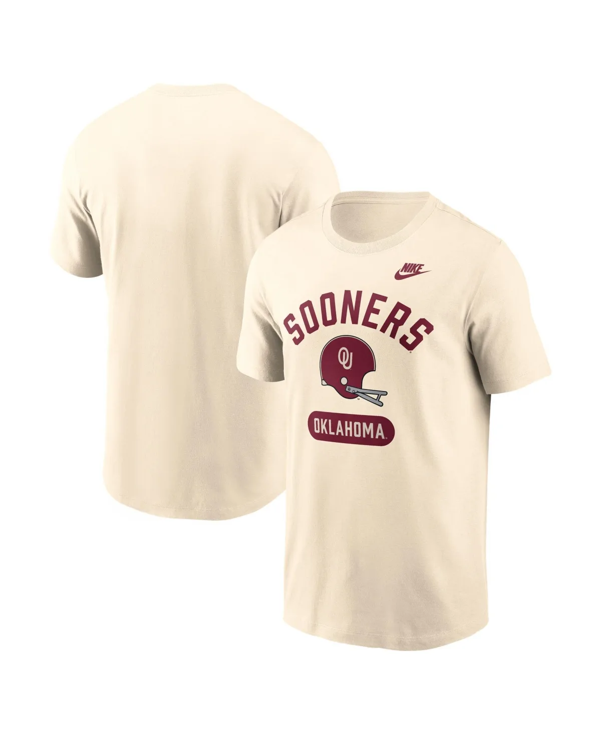 Oklahoma Sooners Legacy Arch Helmet Crewneck T-Shirt by Nike