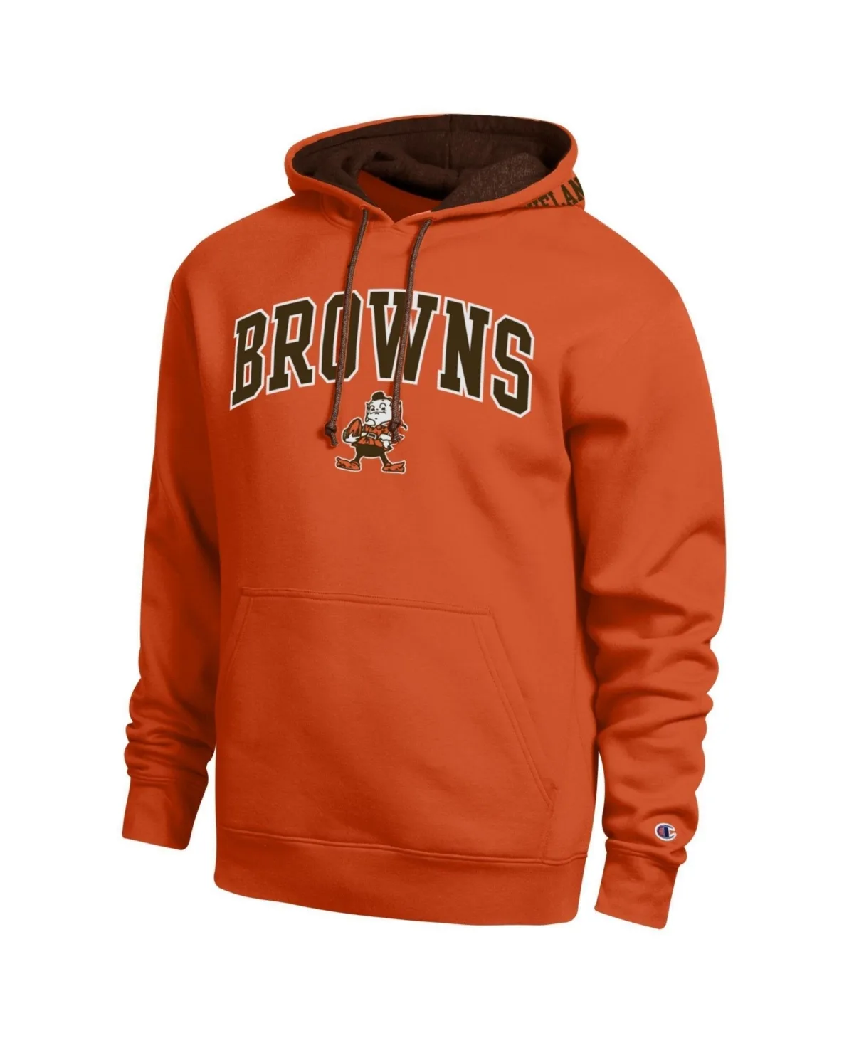 Cleveland Browns Contrast Pullover Hoodie by Champion