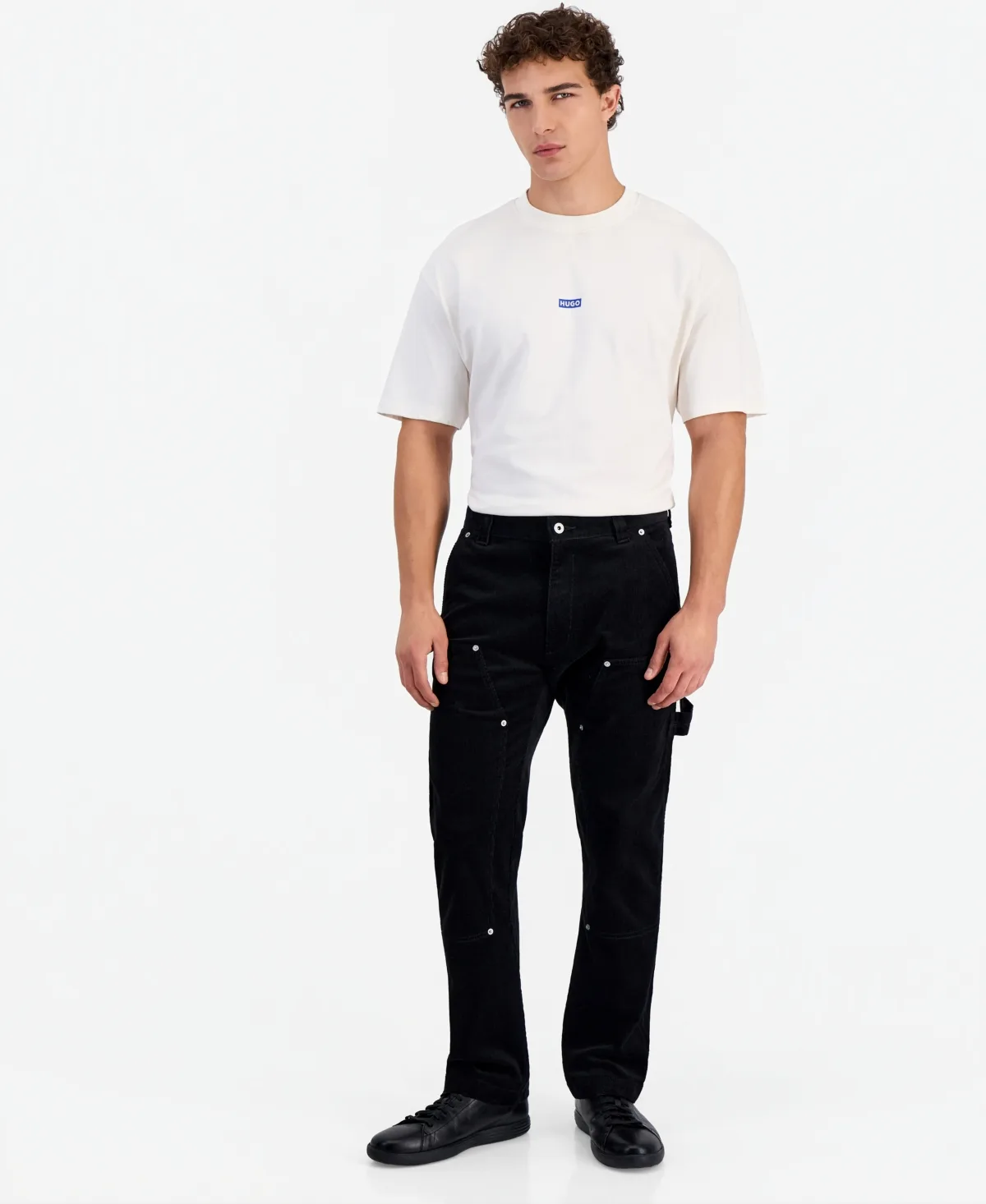 Corduroy Carpenter Straight-Leg Pants by Hugo Boss