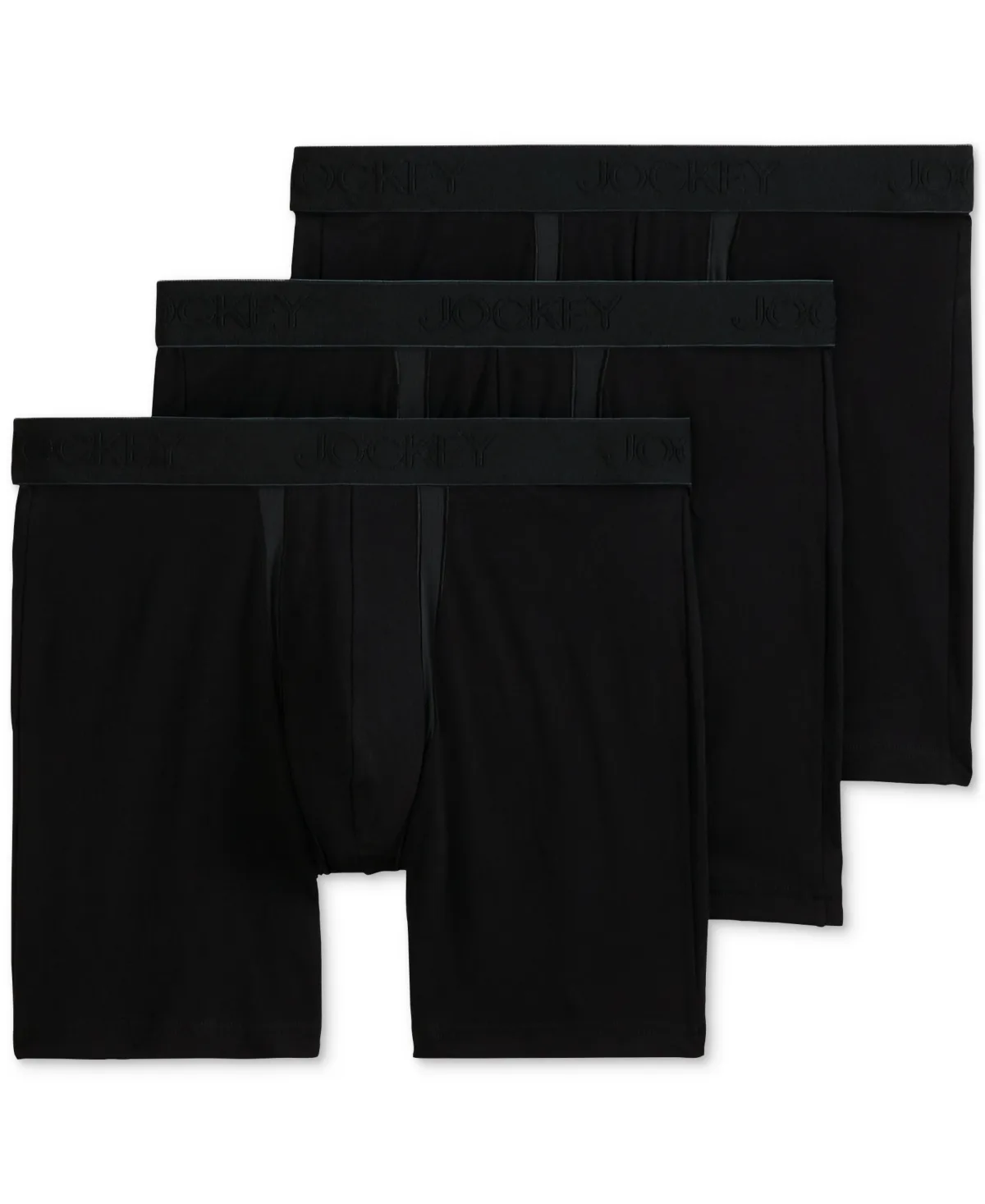 Chafe Proof Pouch Cotton Stretch 7" Boxer Brief - 3 Pack by Jockey