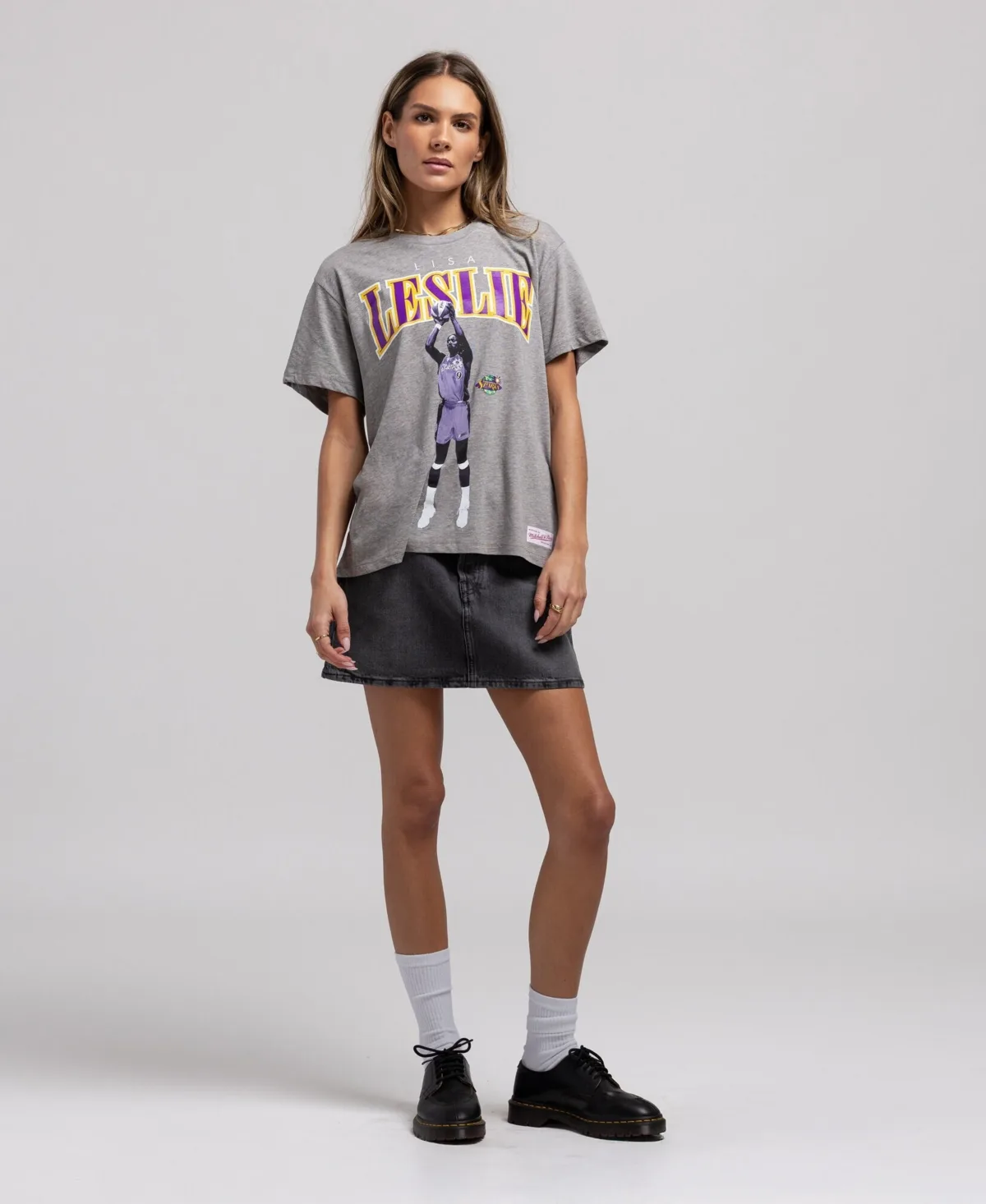 Lisa Leslie Los Angeles Sparks Court Origins Player Boyfriend T-Shirt by Mitchell & Ness