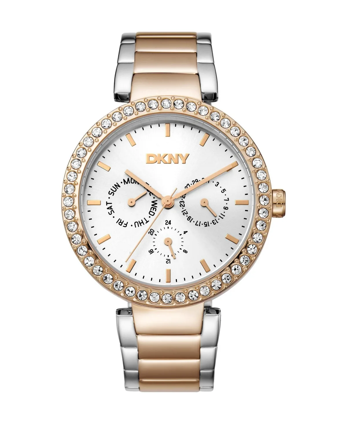Quartz Evening Two-Tone Stainless Steel Bracelet Watch, 40mm by DKNY