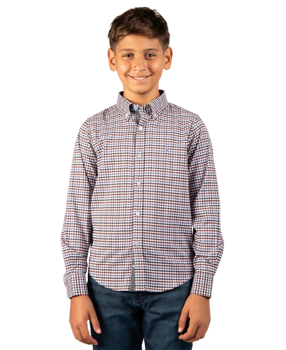Signature Gingham Button-Down Long Sleeve Shirt by Tailorbyrd