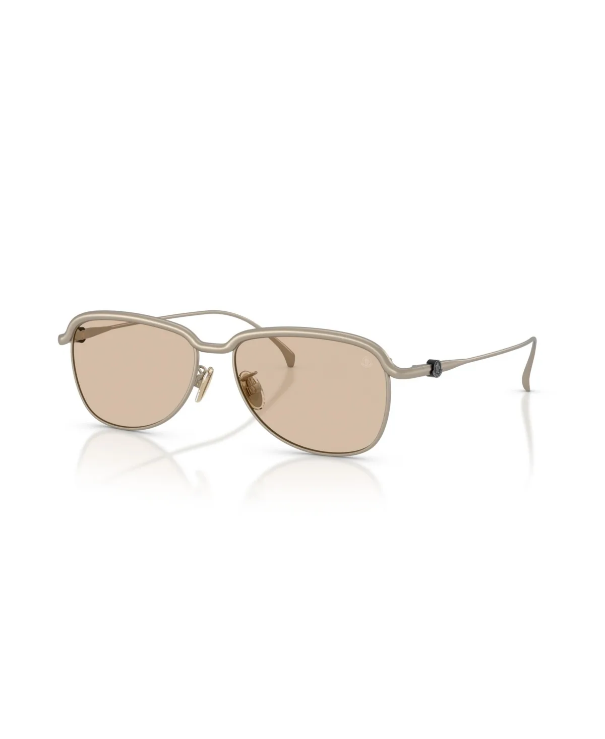 Titanium Aviator Sunglasses ME4021TD by Moncler