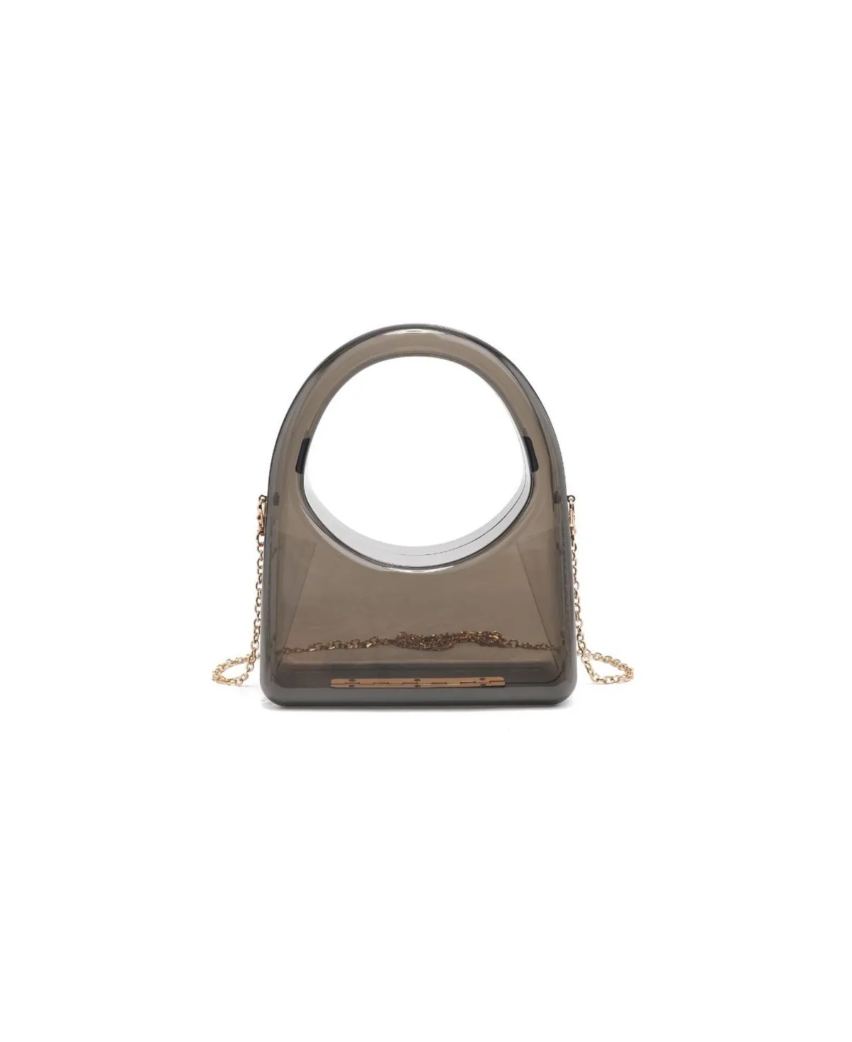 Zoila Transparent Structured Evening Bag by Urban Expressions