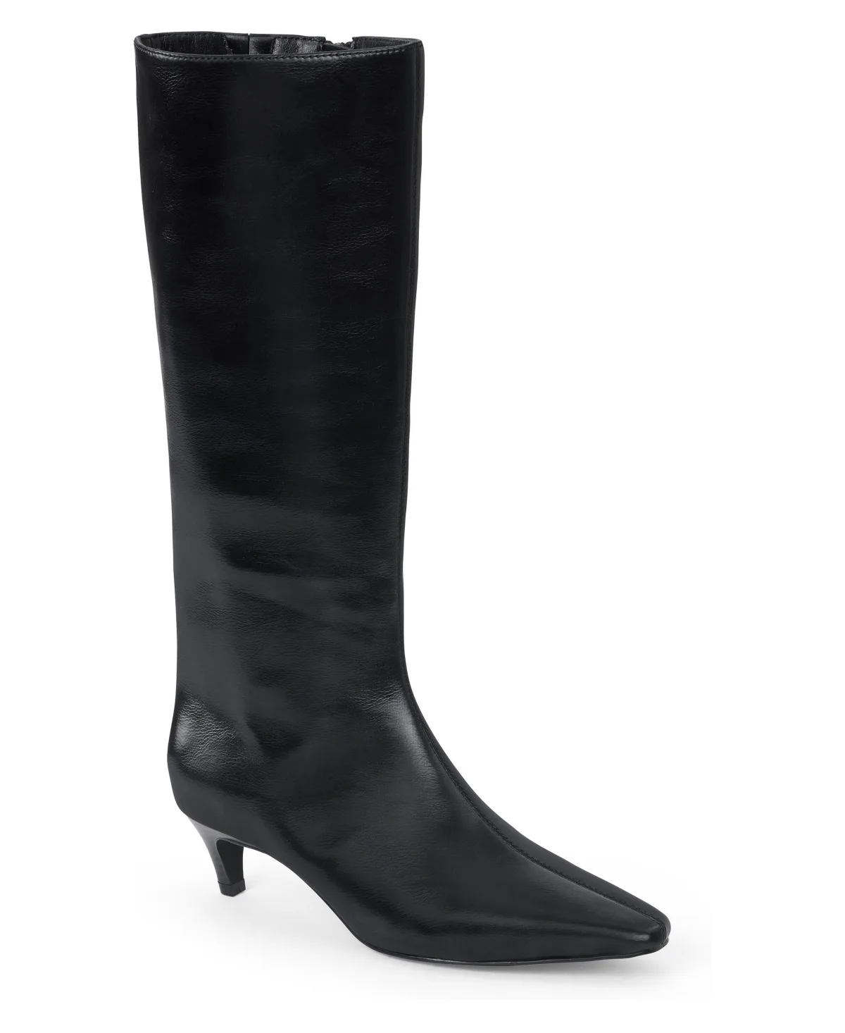Lucian Knee-High Pointed-Toe Kitten-Heel Boots by Matisse