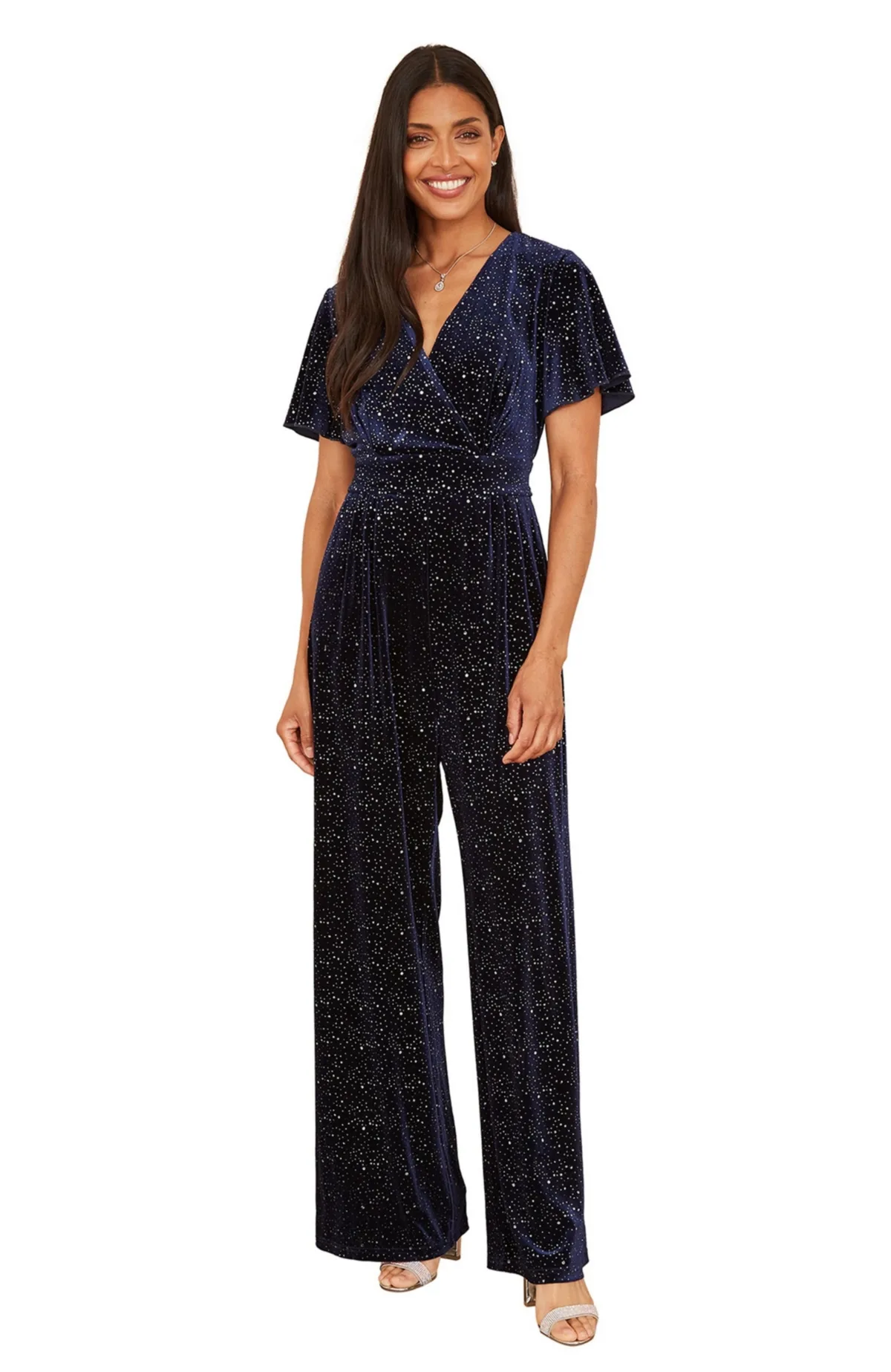 Sparkle Velvet Jumpsuit by Yumi
