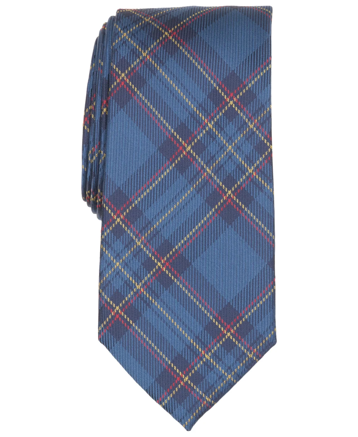 Sterling Plaid Classic Tie by Club Room