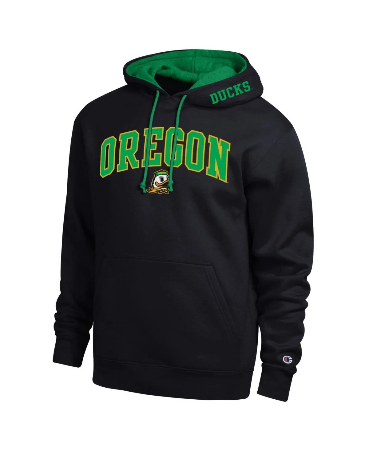 Oregon Ducks Tackle Twill Graphic Hoodie by Champion