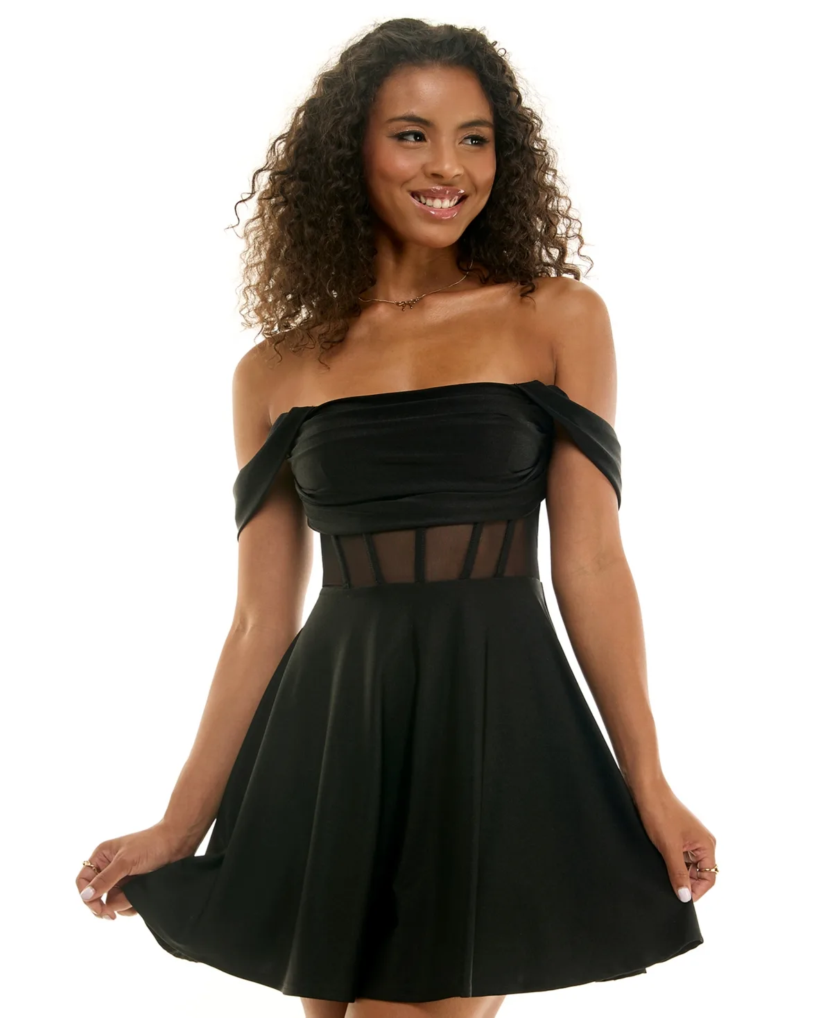 Corset Off-the-Shoulder Dress by Katia Rae