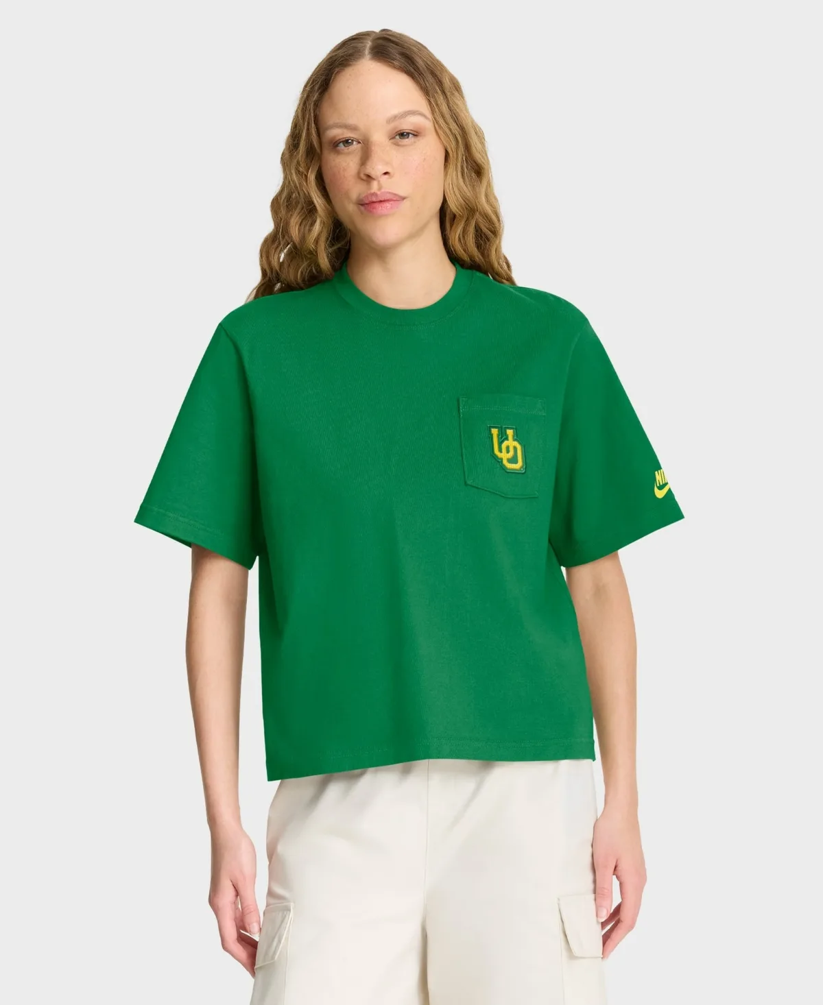 Oregon Ducks Legacy Pocket Boxy T-Shirt by Nike