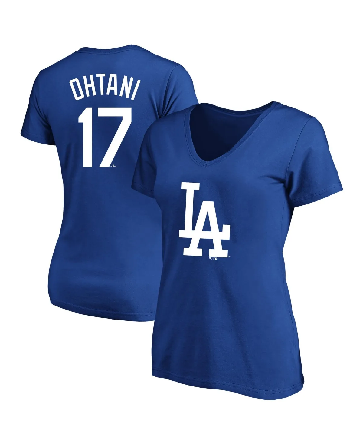 Shohei Ohtani Los Angeles Dodgers Name Number V-Neck T-Shirt by Fanatics