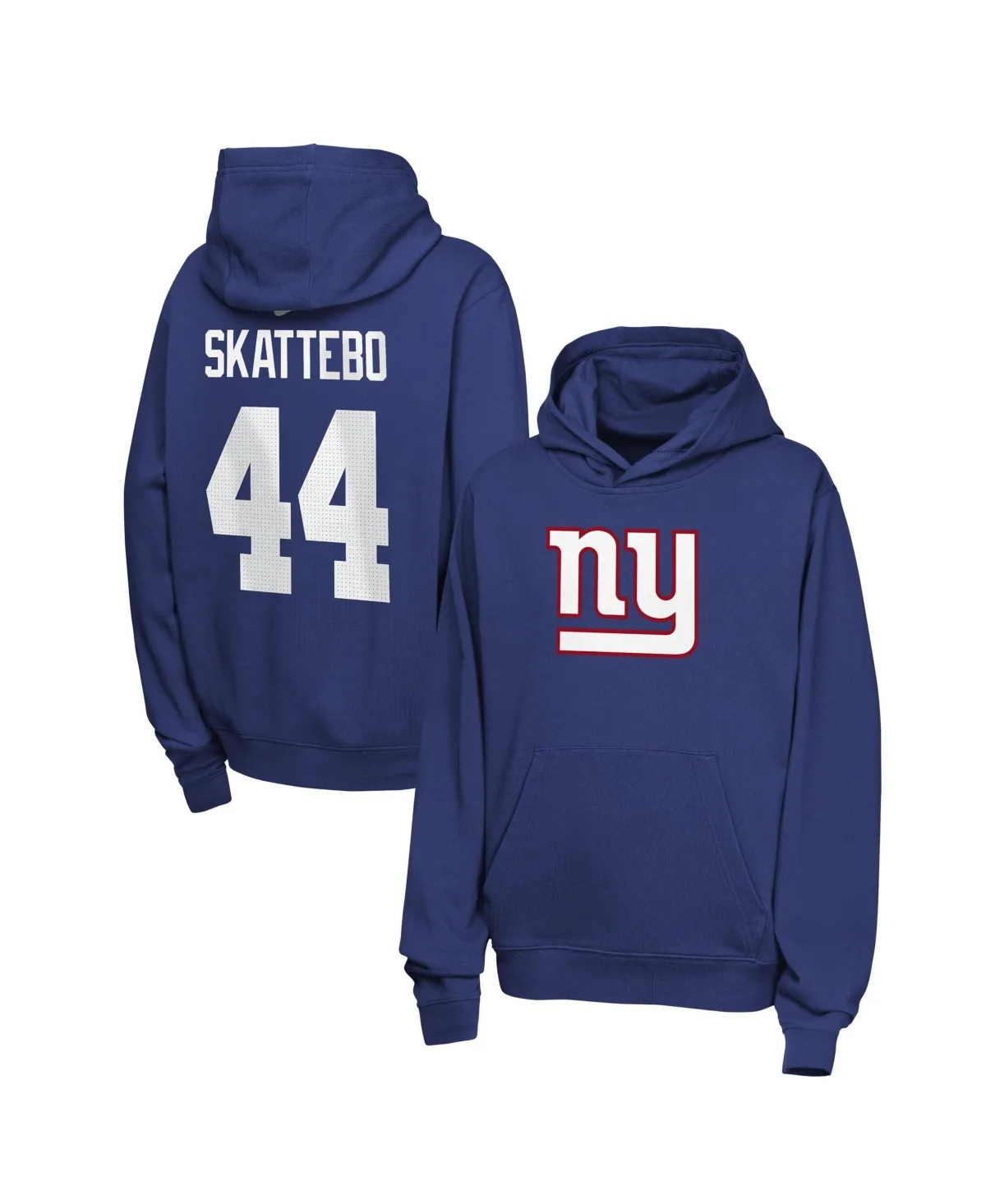 Cam Skattebo New York Giants Name Number Club Fleece Hoodie by Nike
