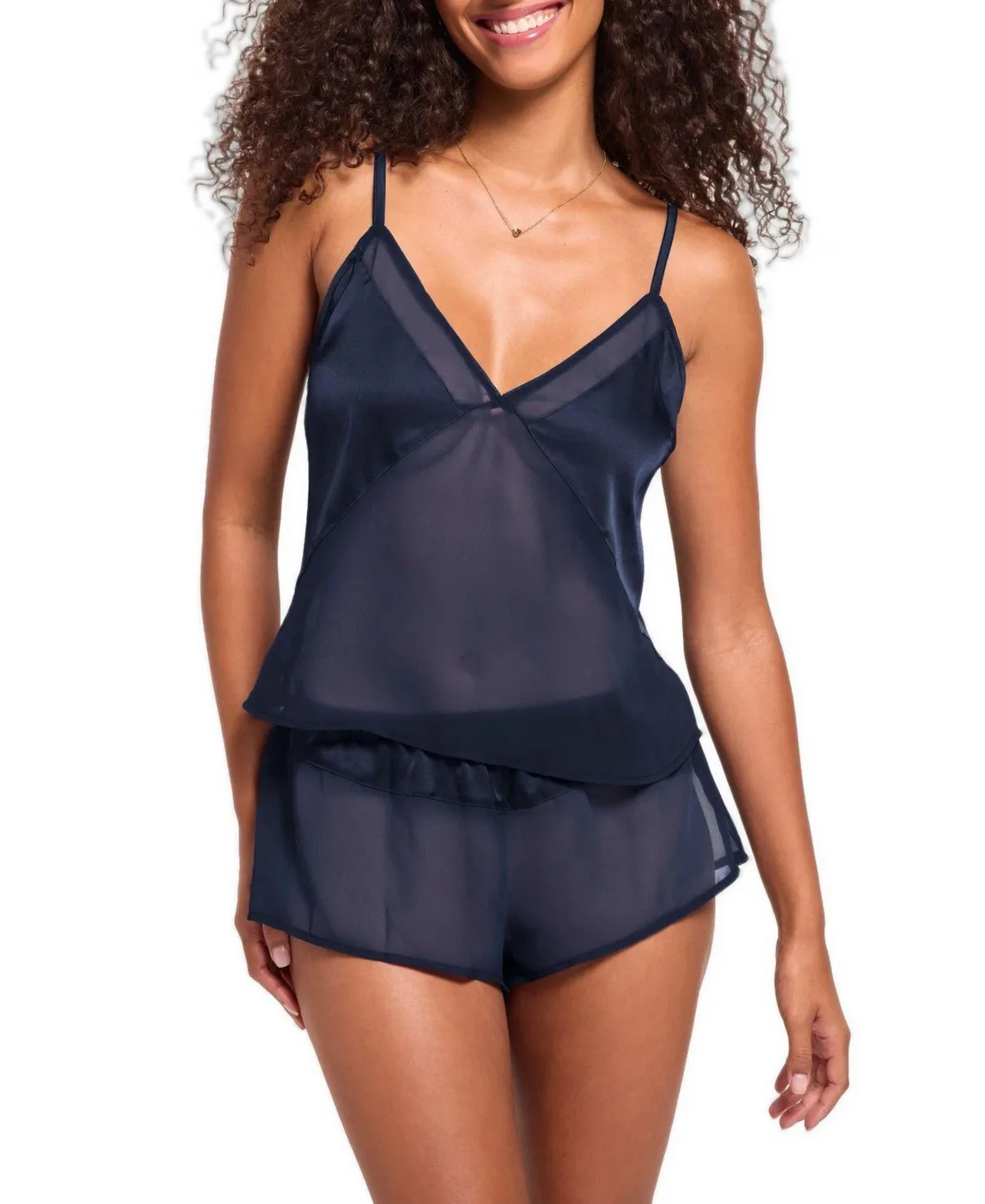 Kimberley Backless Cami and Flutter Shorts Set Lingerie by Adore Me